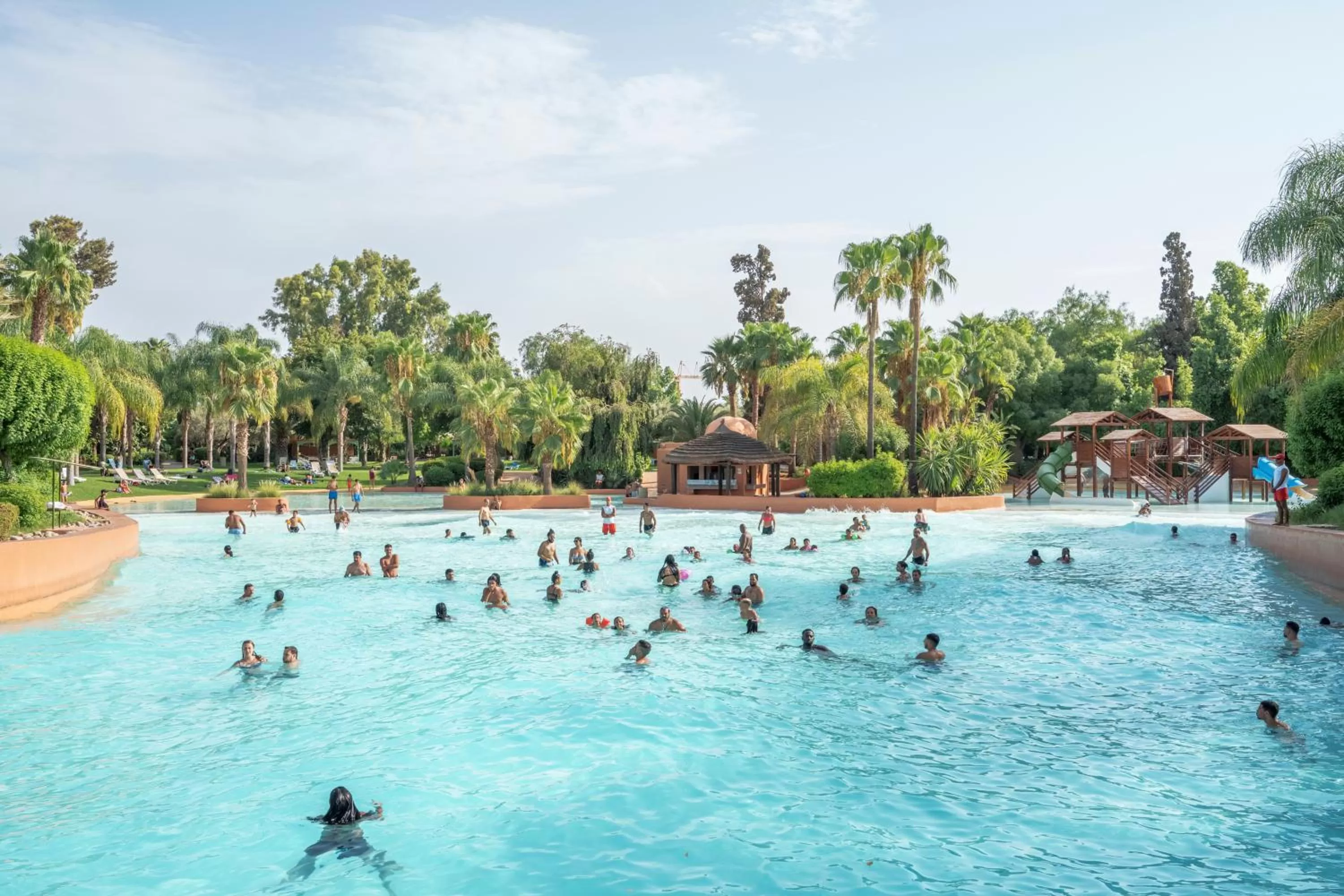 Aqua park in Oasis lodges