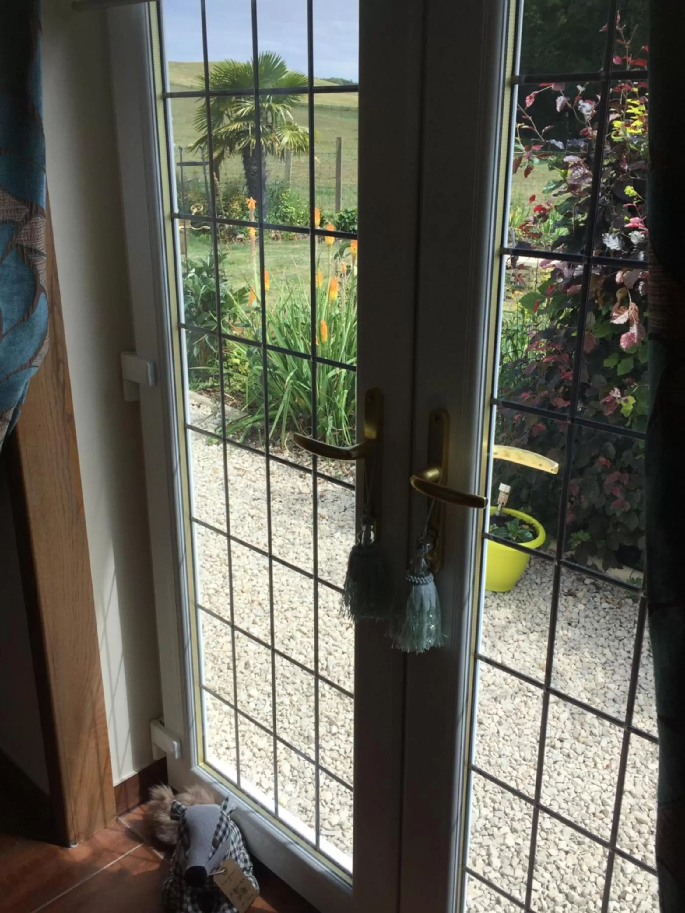 Garden view in Retreat at The Knowe Auchincruive Estate