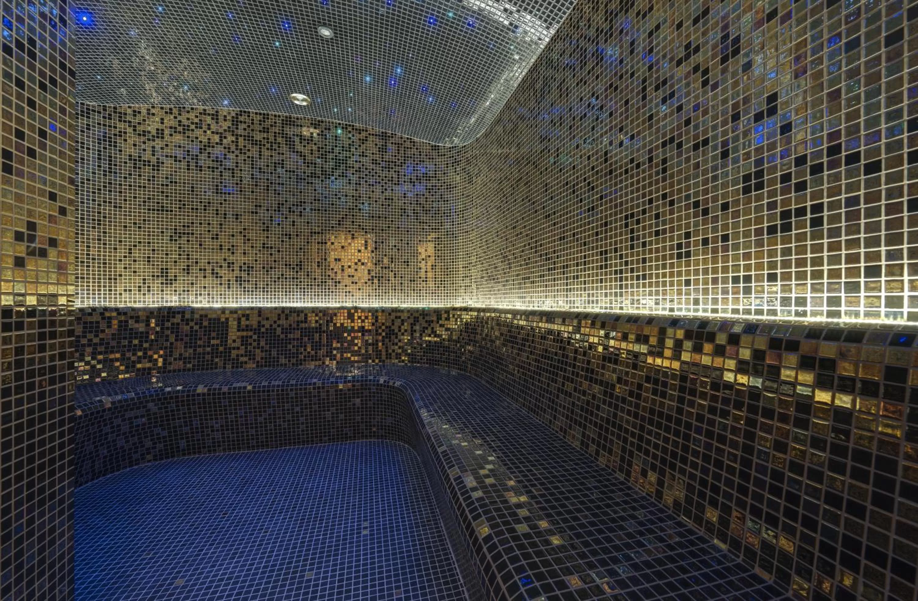 Steam room in Radisson Collection Hotel, Old Mill Belgrade