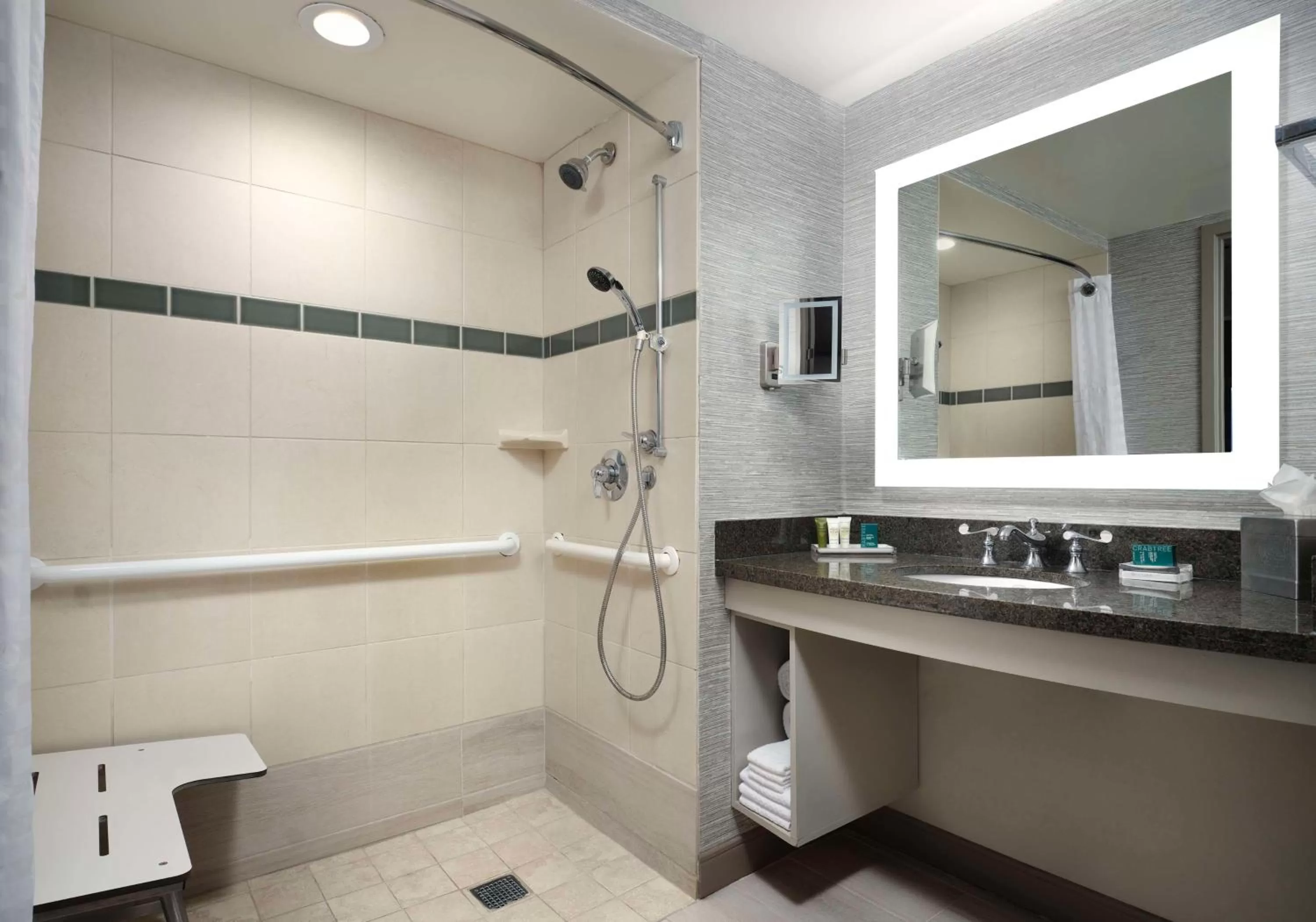 Bathroom in Hilton Virginia Beach Oceanfront