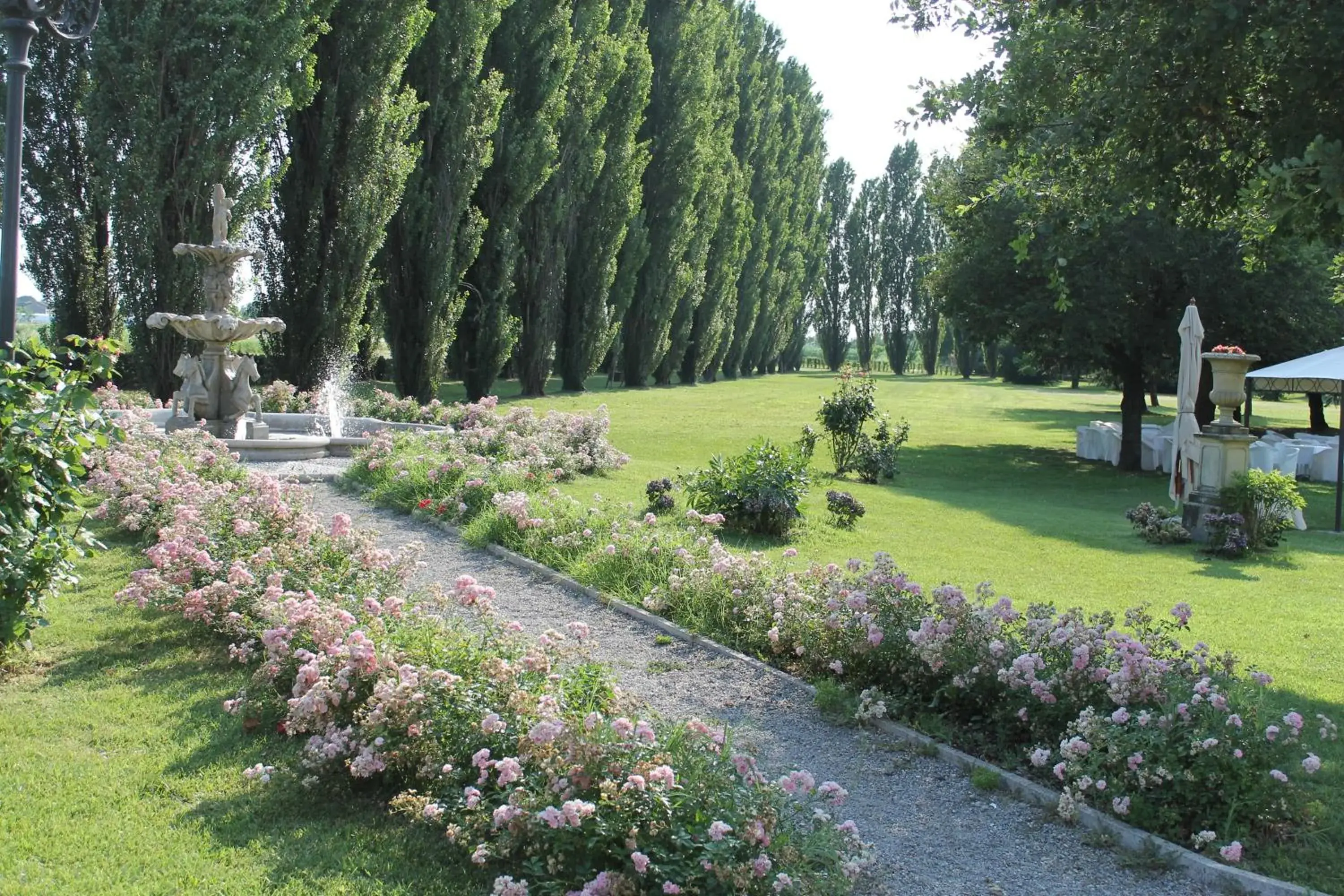 Garden in Villa Belvedere 1849