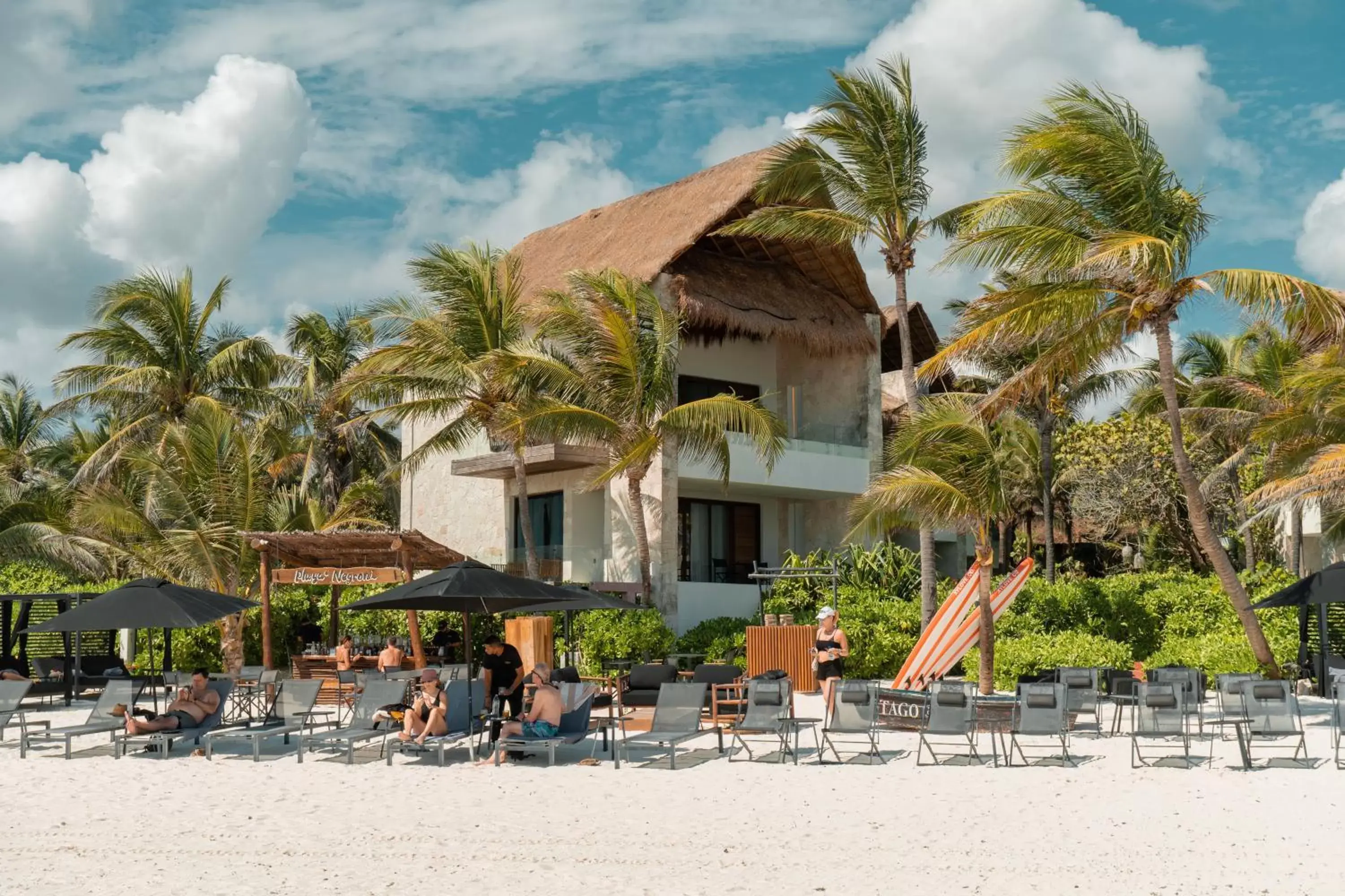 Restaurant/places to eat, Property Building in Tago Tulum by G Hotels