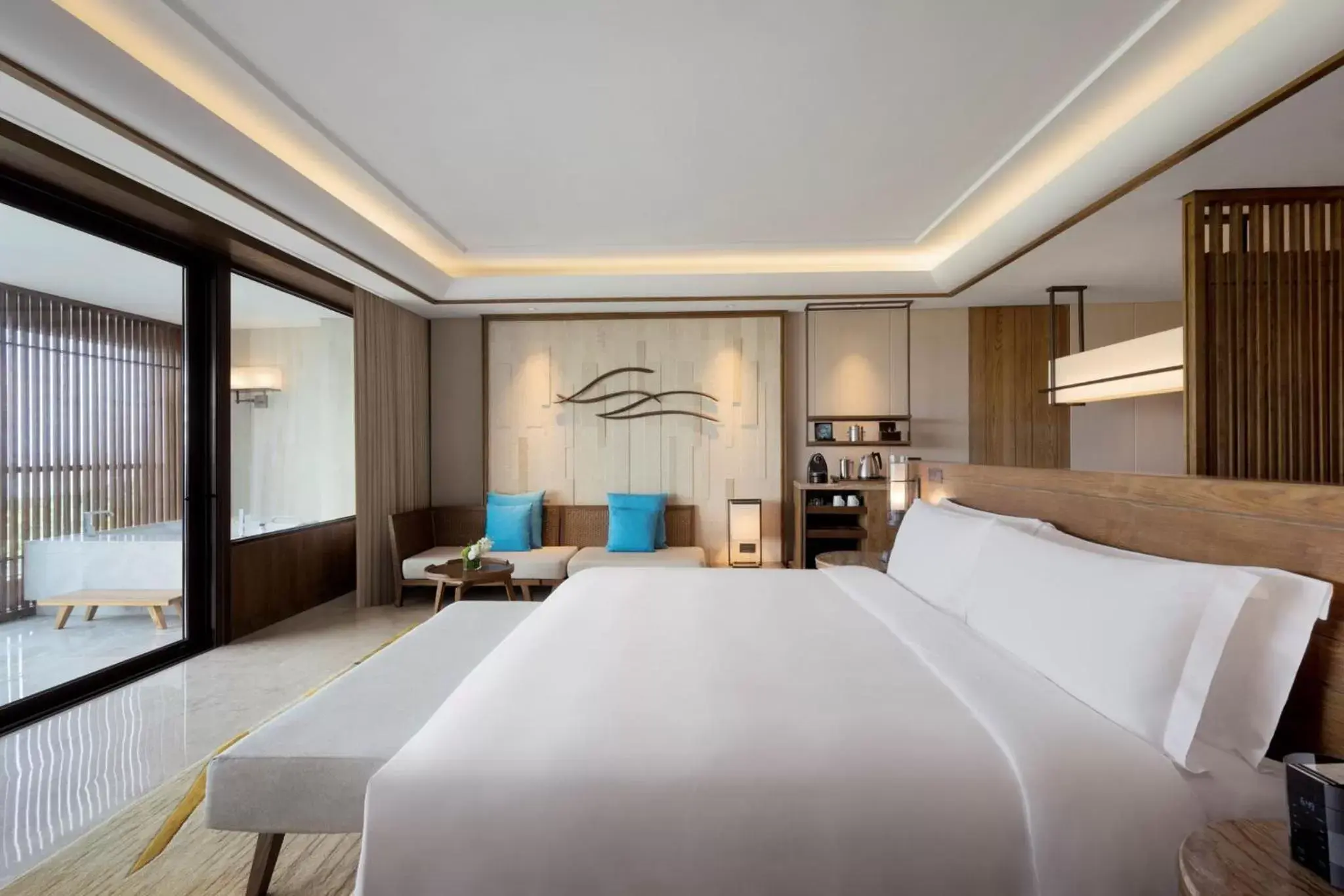 Photo of the whole room, Bed in InterContinental Sanya Haitang Bay Resort, an IHG Hotel