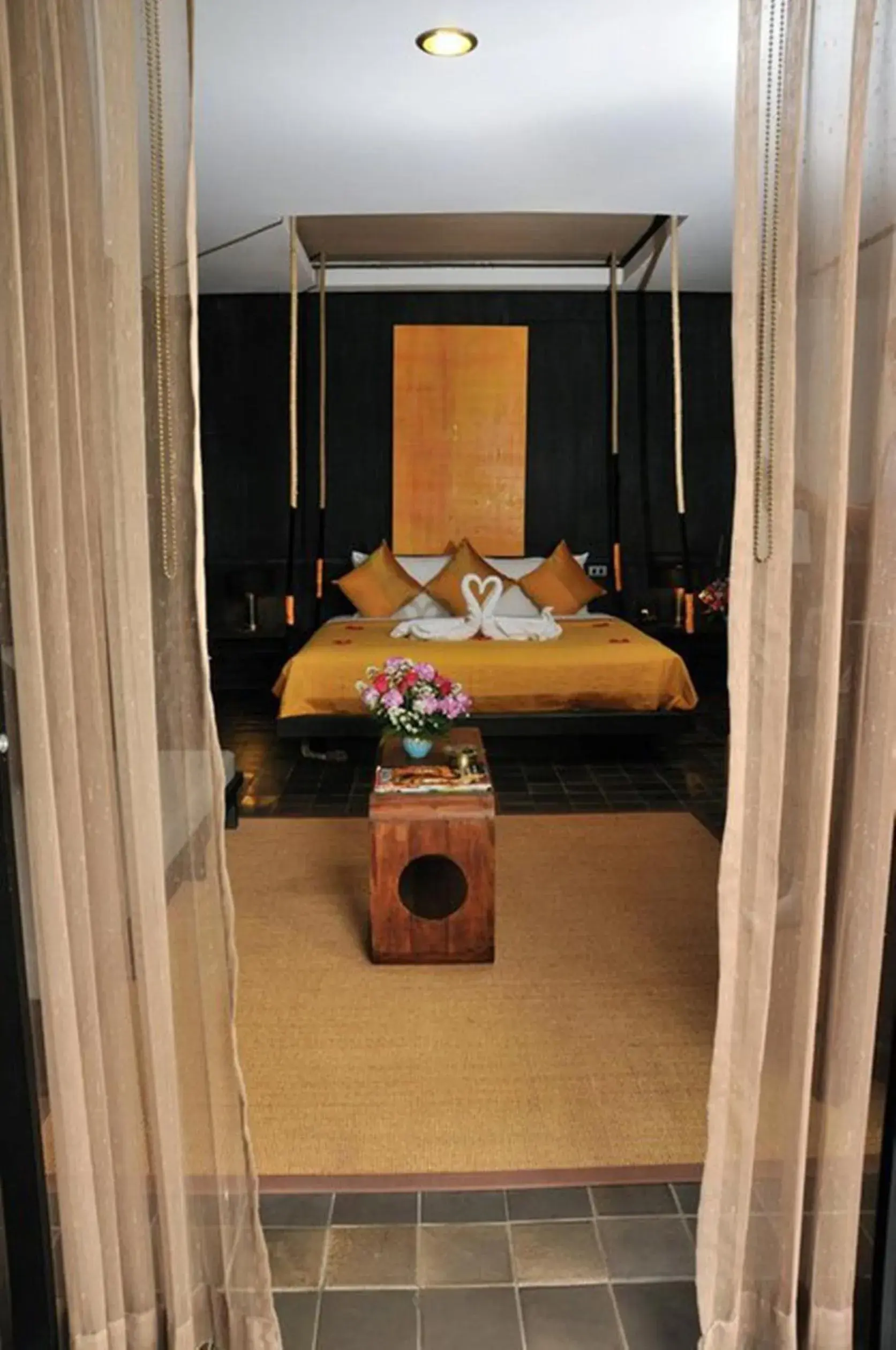 Bed in Aruntara Riverside Boutique Hotel