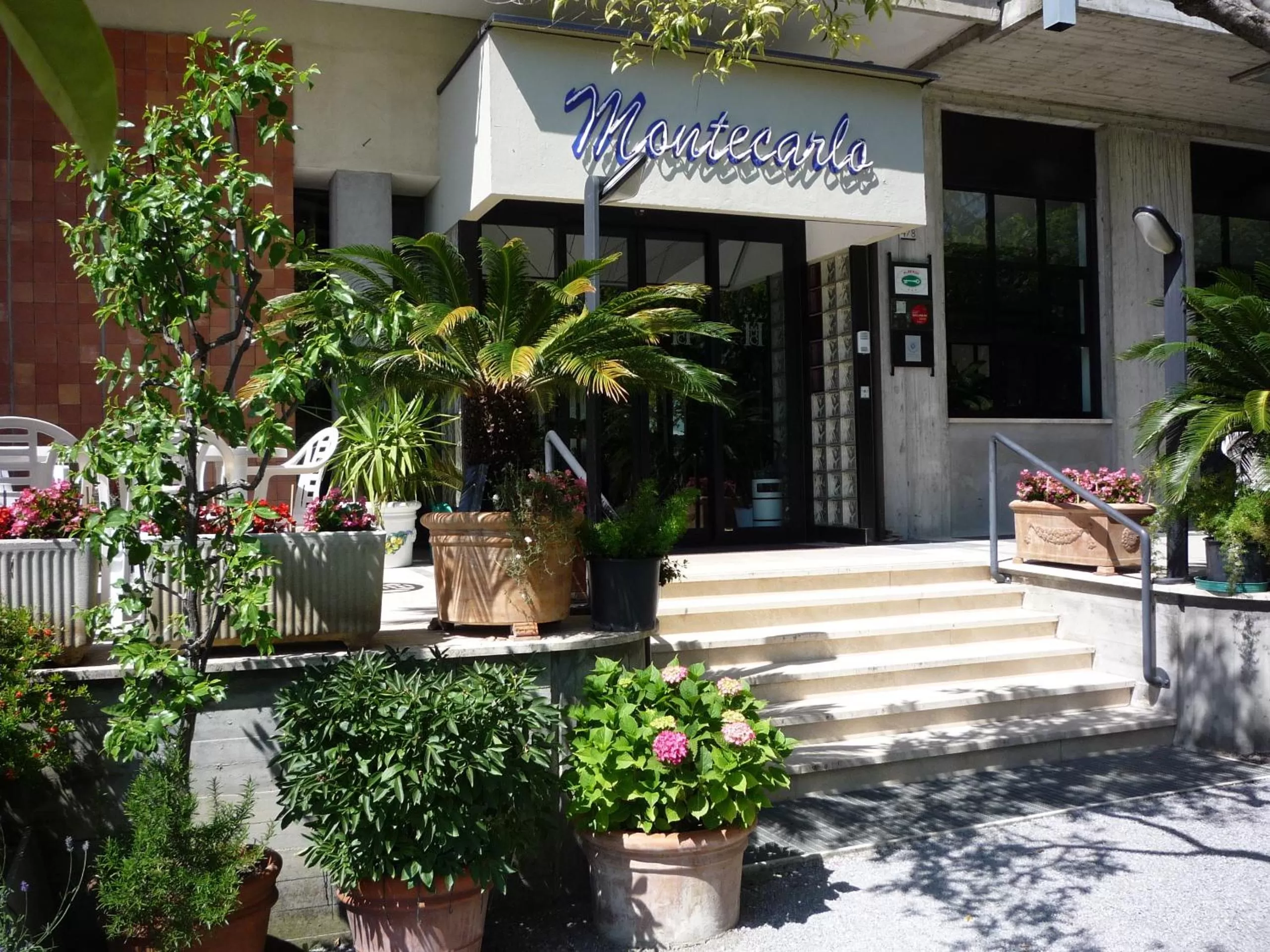 Facade/entrance in Hotel Montecarlo