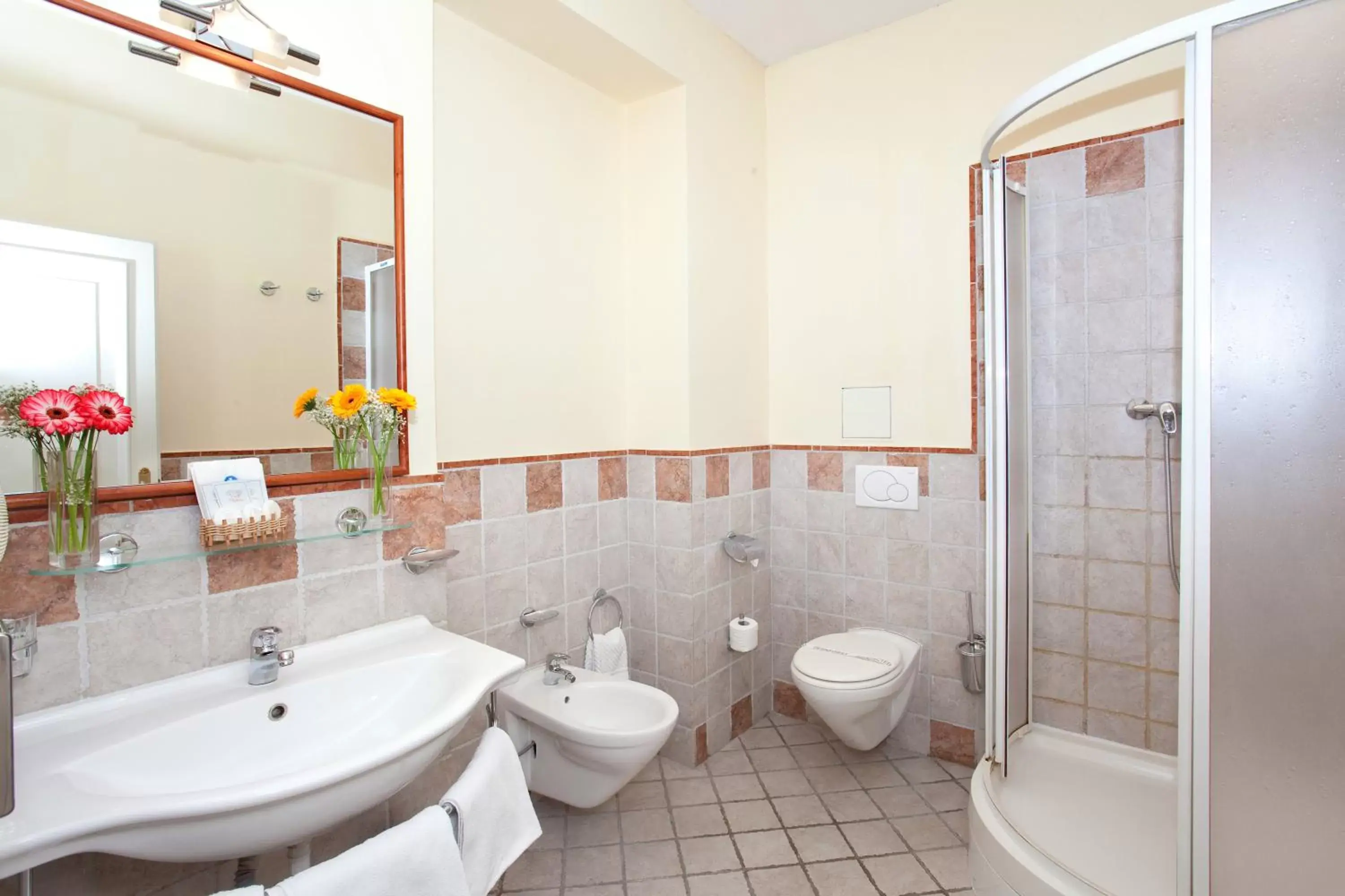 Shower, Bathroom in Hotel Tivoli Prague