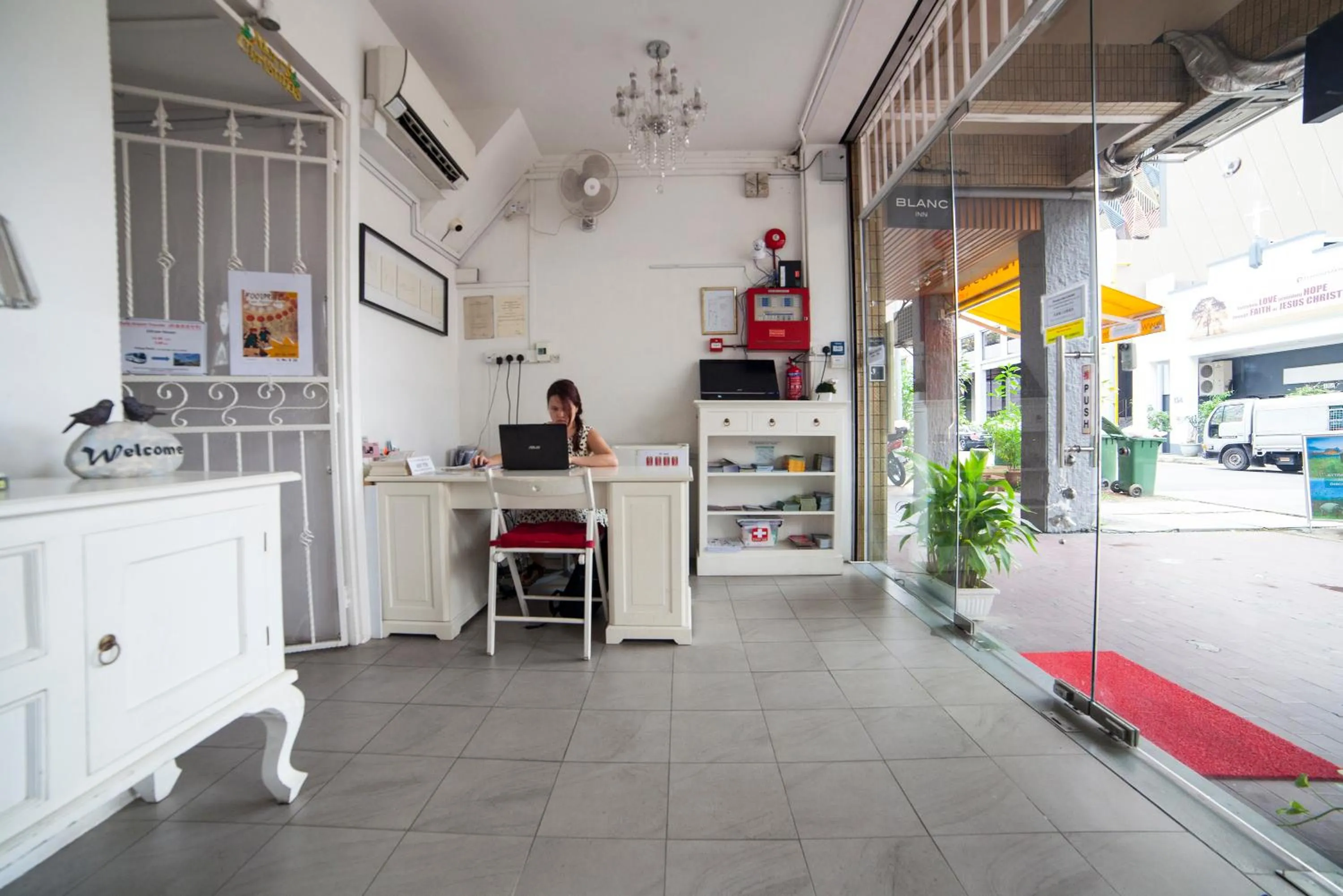 Lobby or reception in Blanc Inn