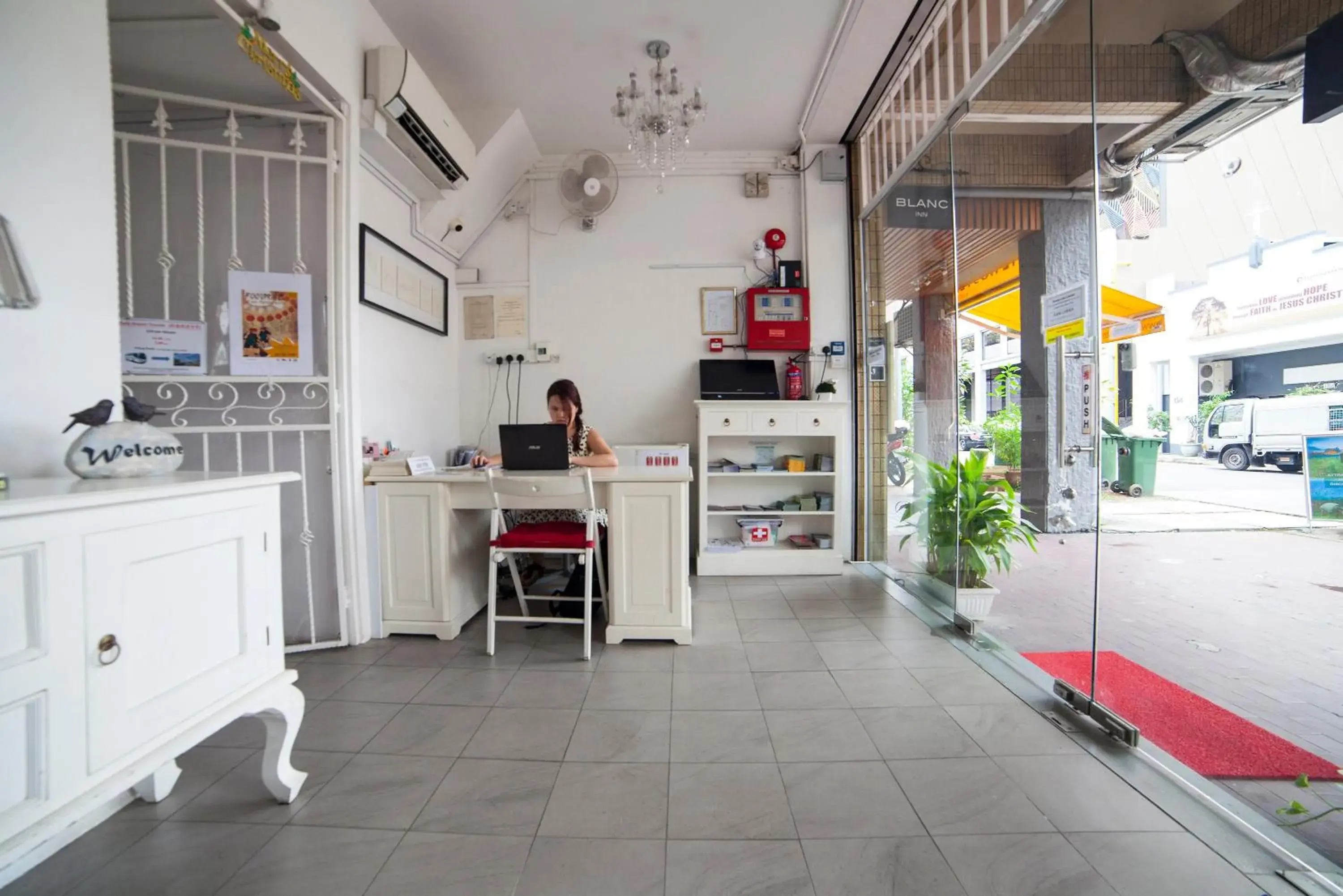 Lobby or reception in Blanc Inn Lobby or reception in Blanc Inn