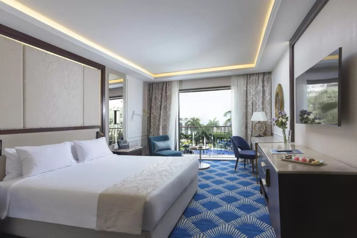 Bed in Concorde El Salam Cairo Hotel & Casino
