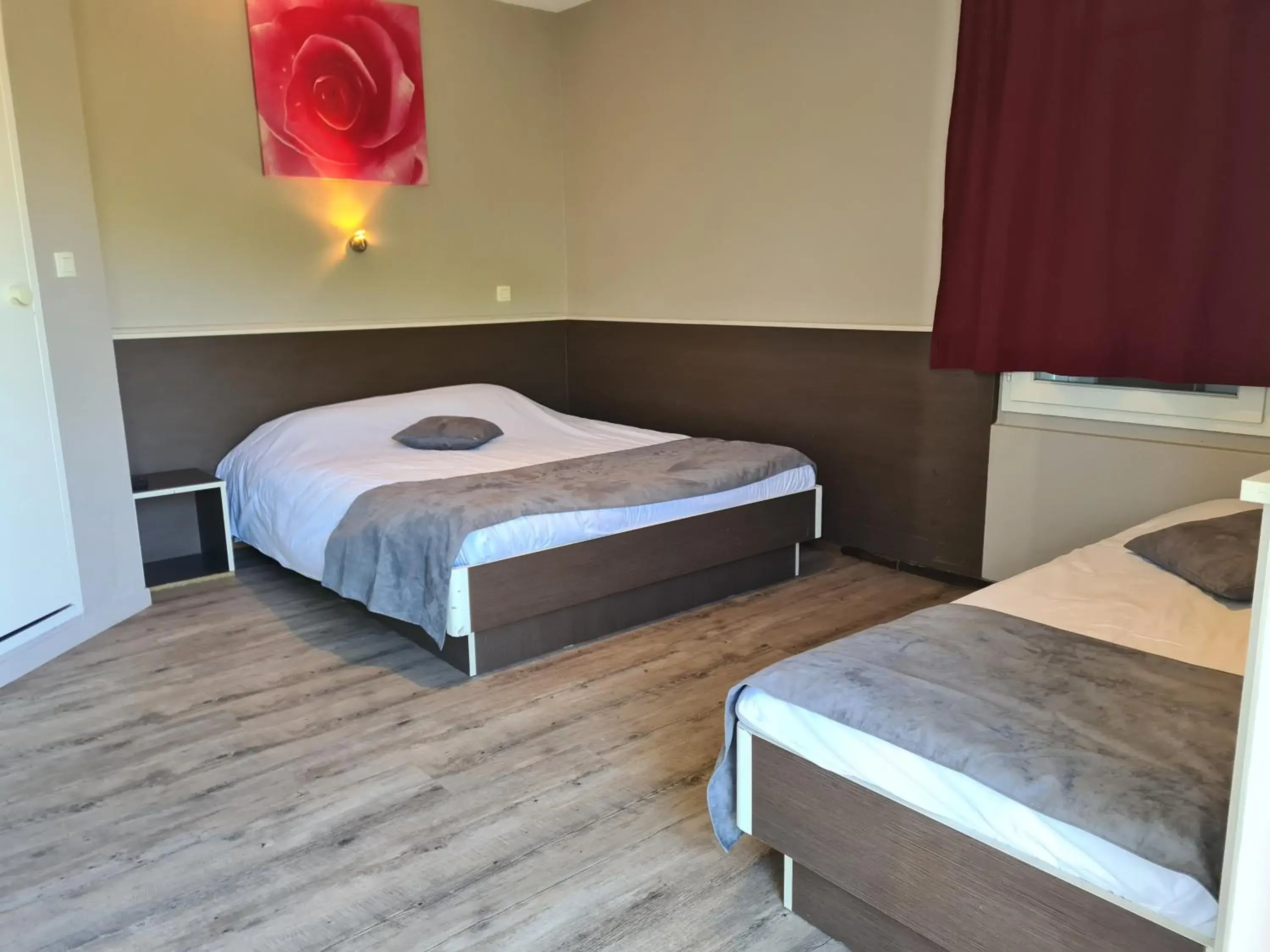 Bedroom, Bed in Initial by balladins Lyon / Chanas Bedroom, Bed in Initial by balladins Lyon / Chanas