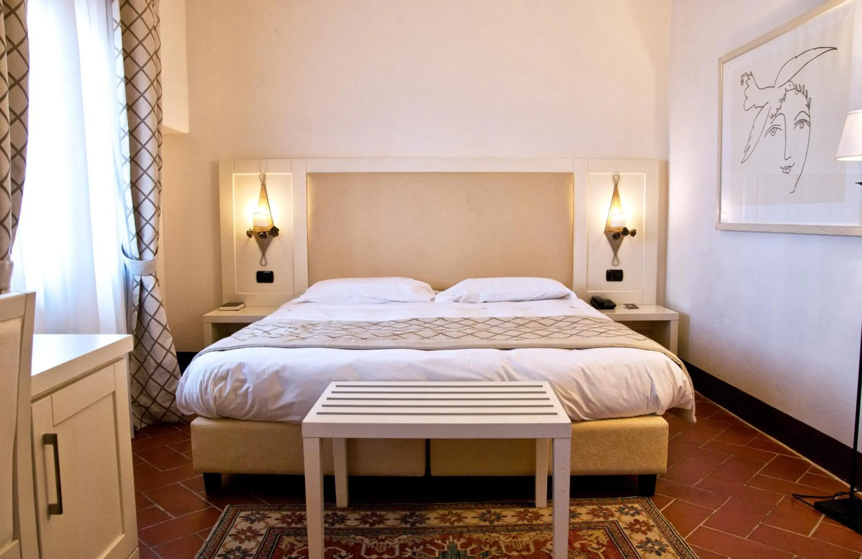 Bed in Hotel San Miniato