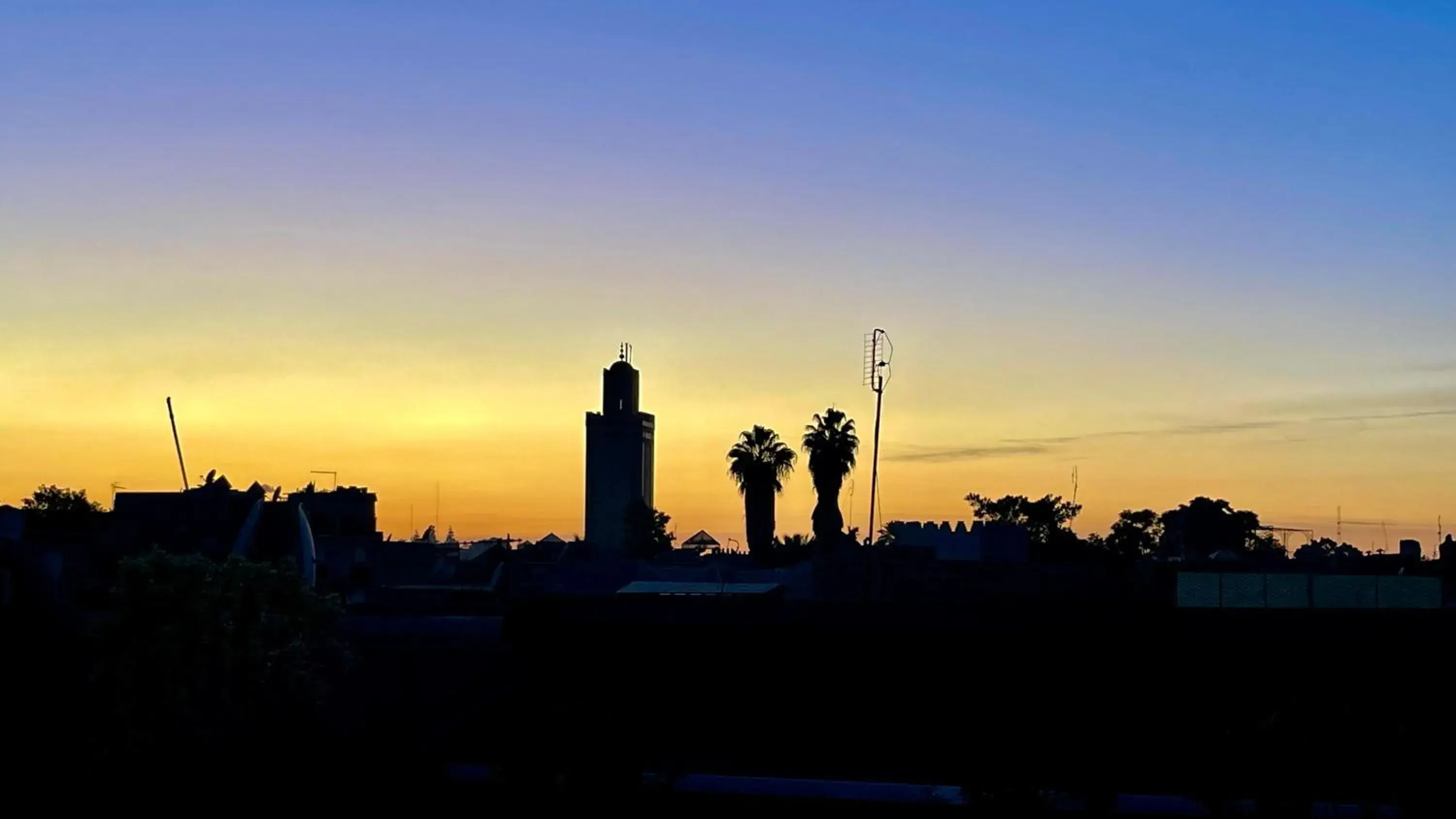 Sunset in Riad Dar Foundouk and Spa