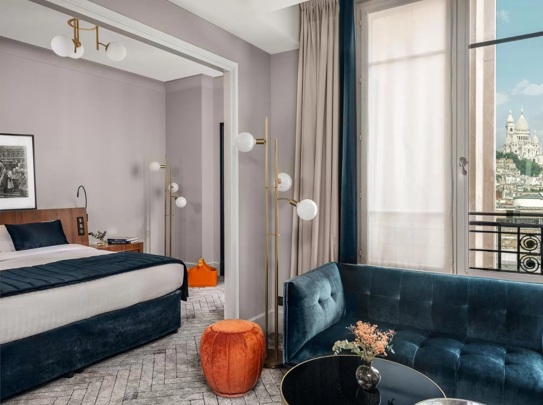 Bedroom, Bed in M Social Hotel Paris Opera