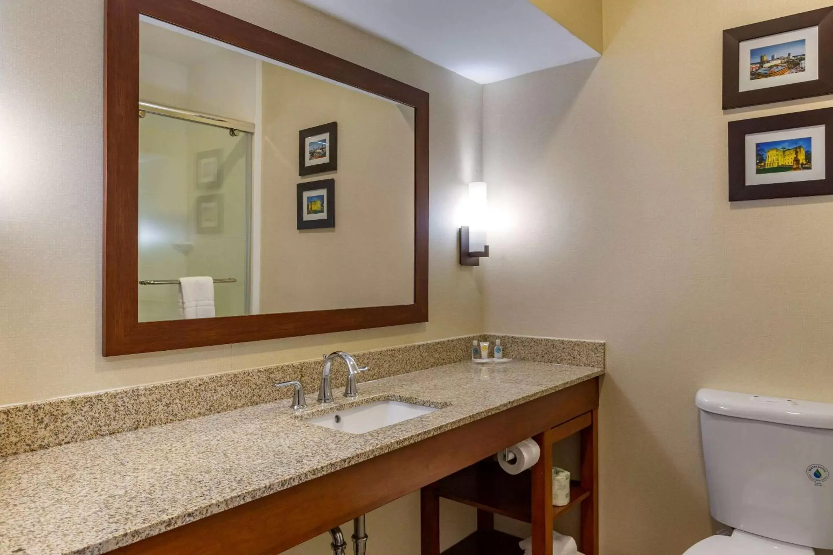 Bedroom, Bathroom in Comfort Suites Raleigh Walnut Creek