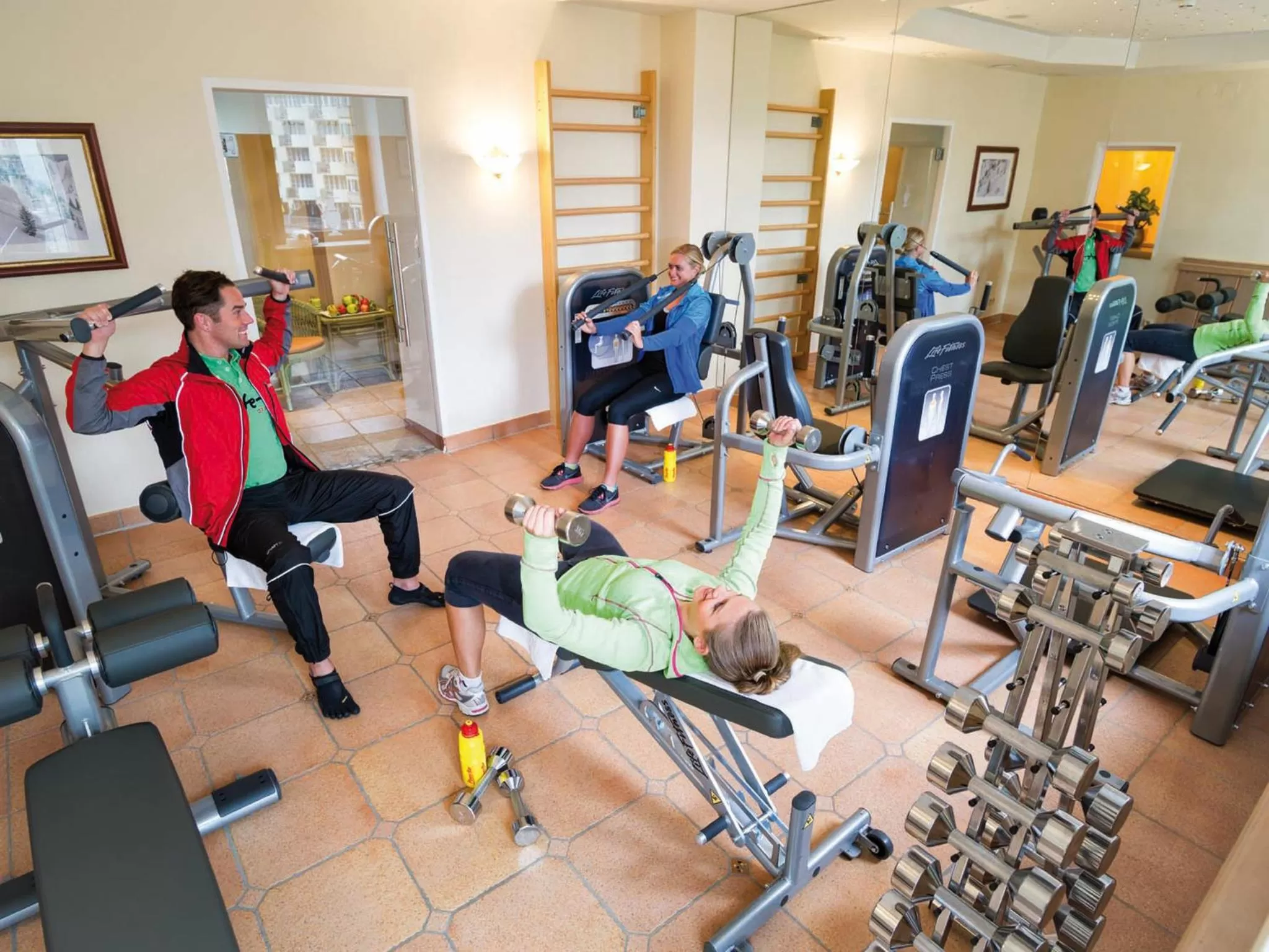 Fitness centre/facilities in Hotel Salzburger Hof