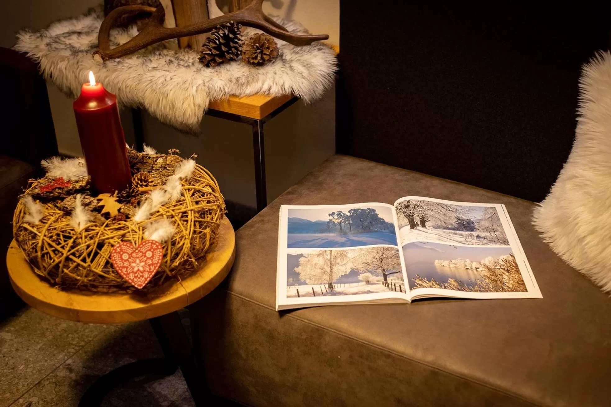 Lobby or reception in Emma Deluxe Aparthotel direkt beim Skibus