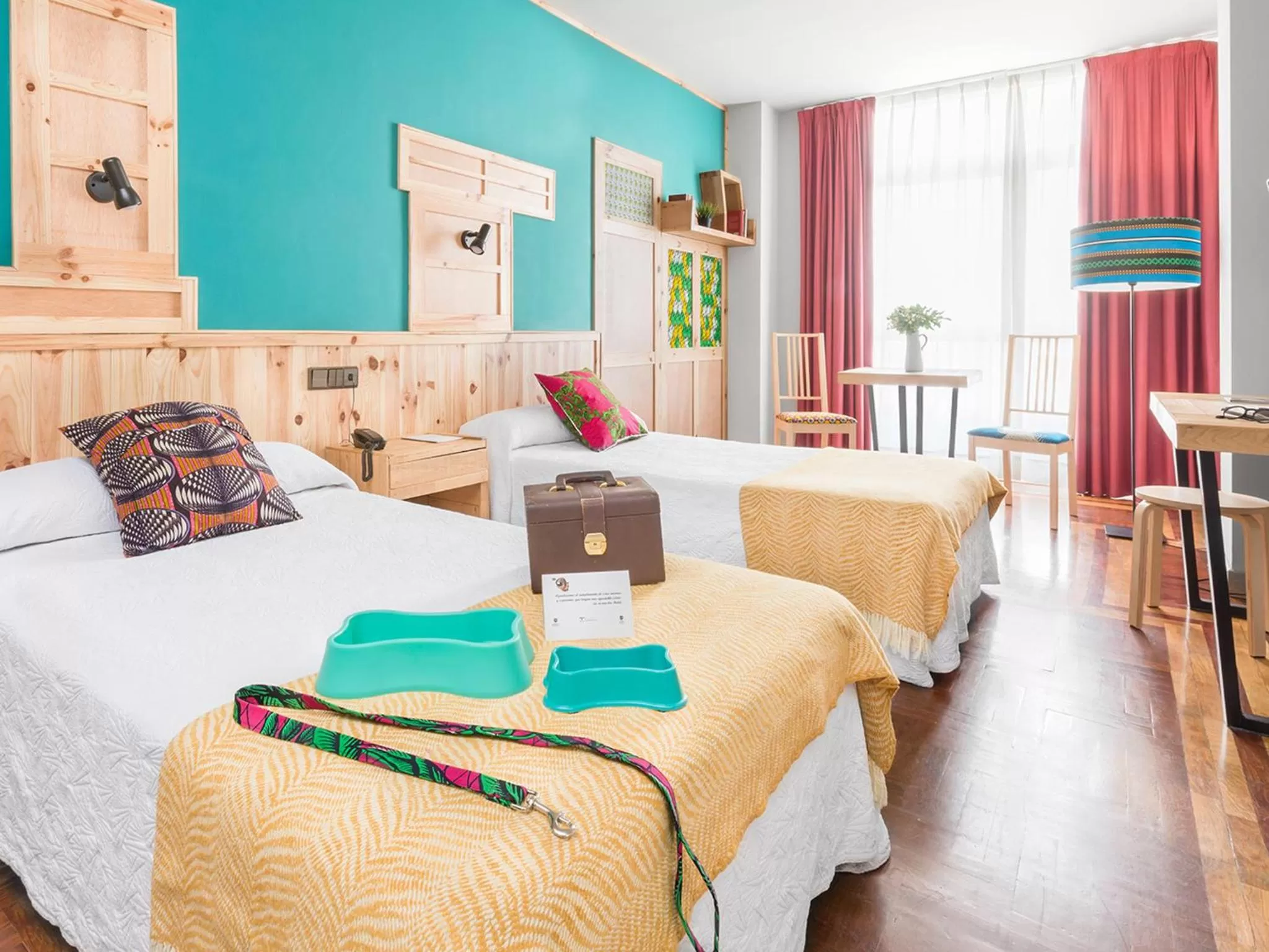 Bed in Hotel San Miguel