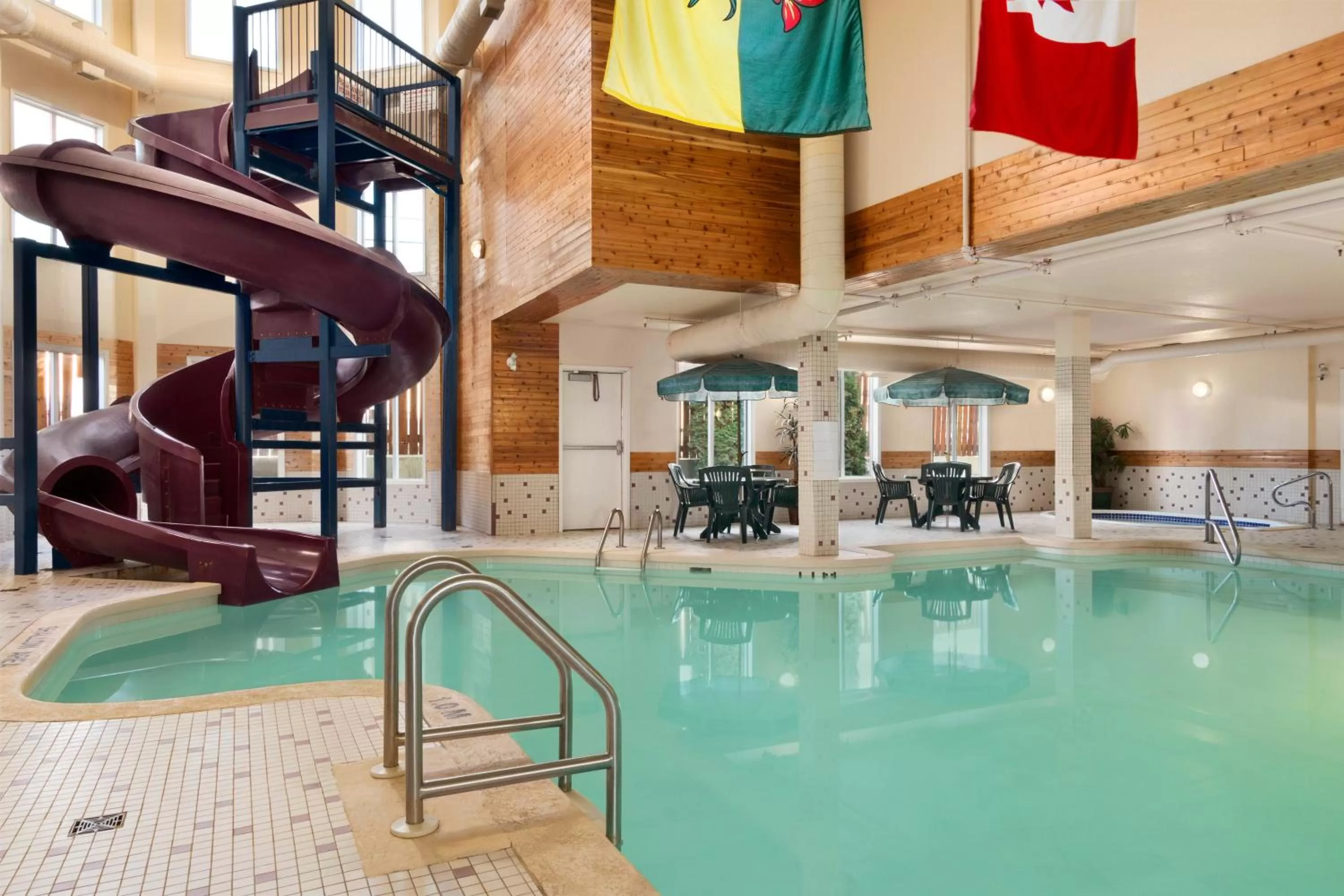 Swimming pool in Days Inn by Wyndham Saskatoon
