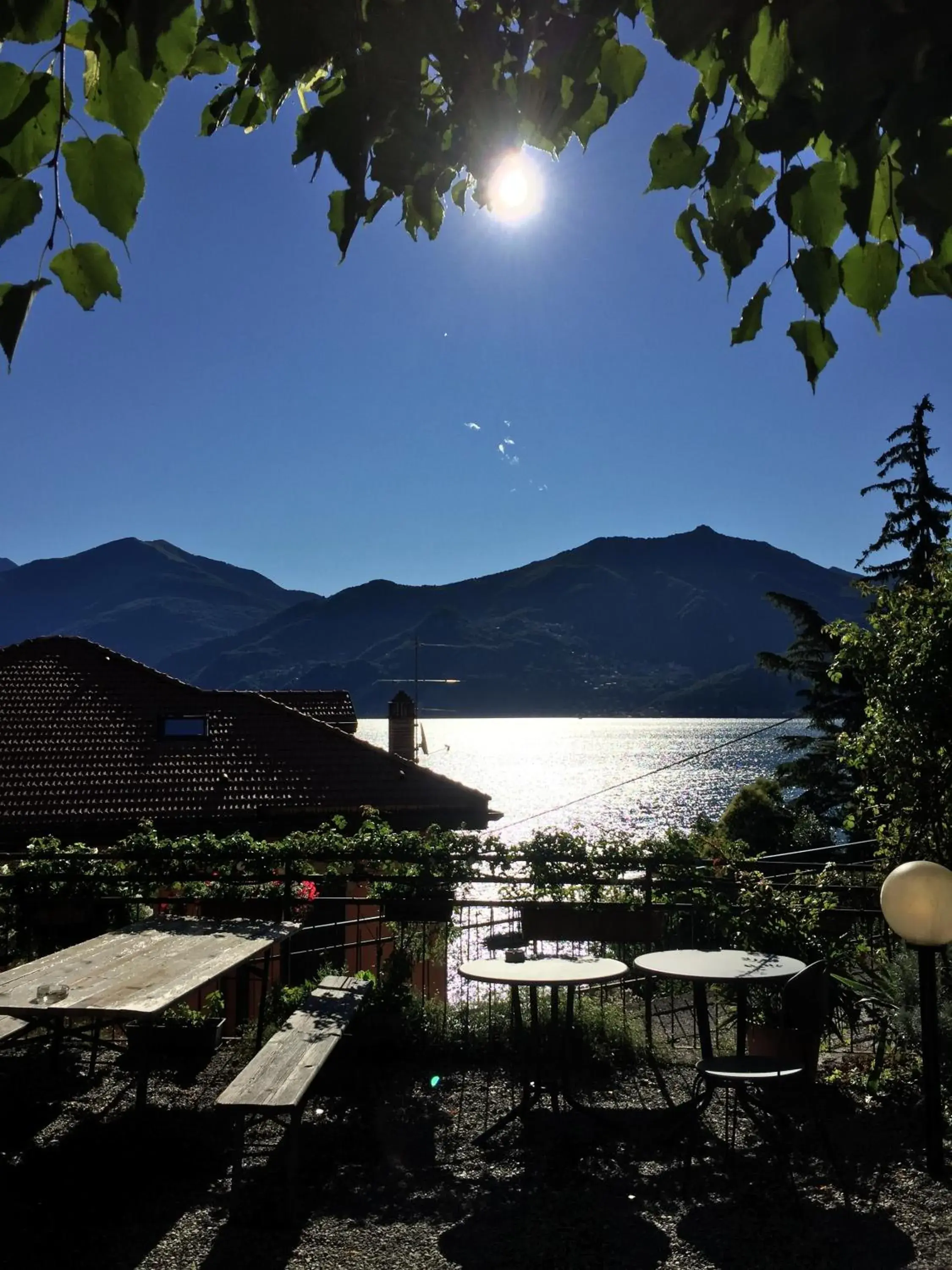 Natural landscape in Lake Como Hostel