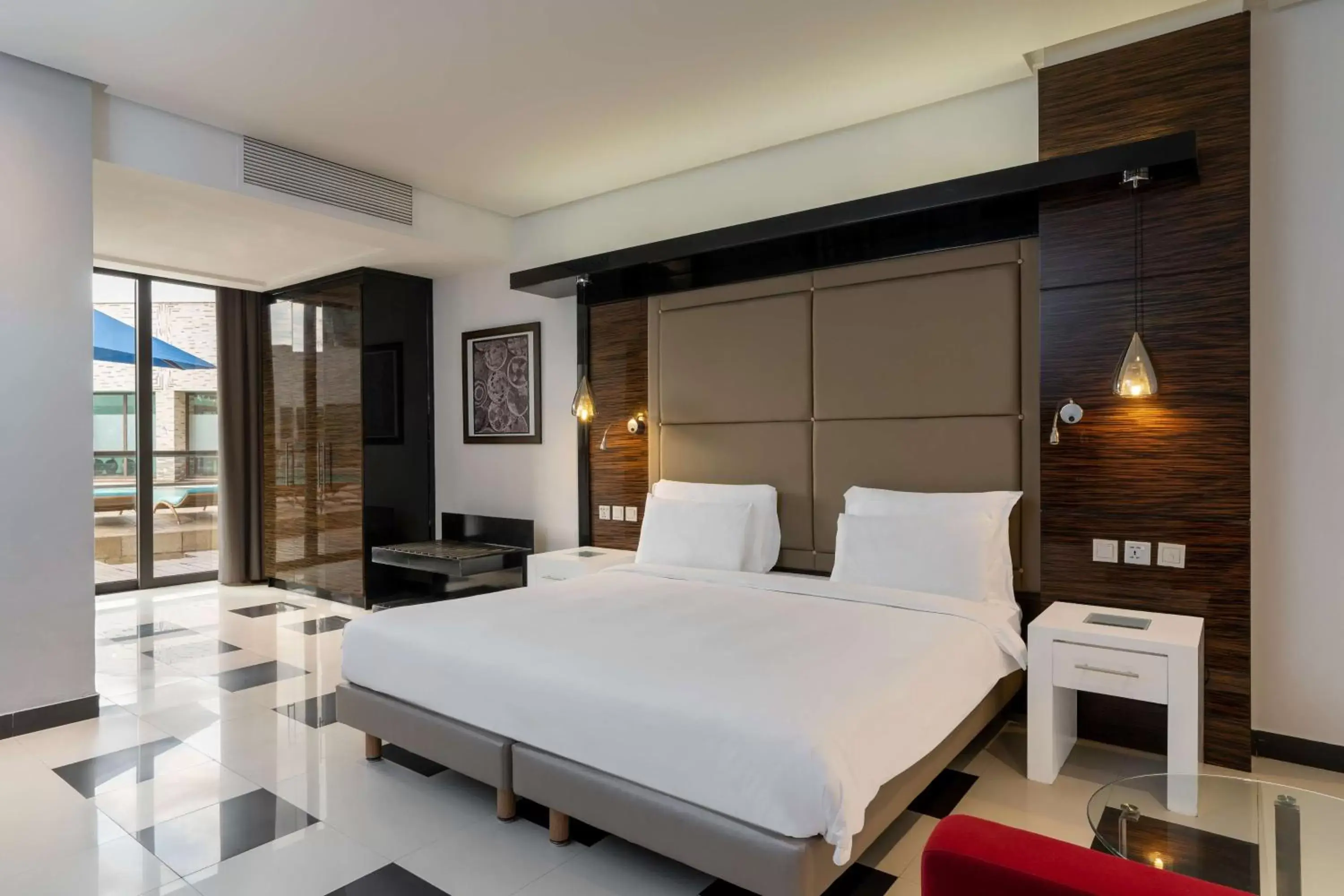 Bedroom, Bed in Radisson Blu Hotel Lusaka