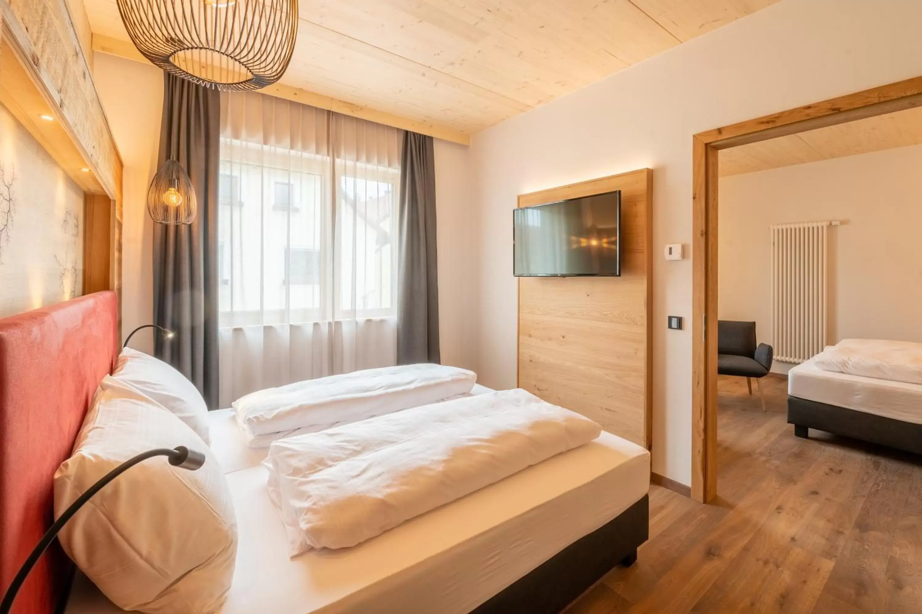 Photo of the whole room, Bed in Landhotel Zum Goldenen Kreuz