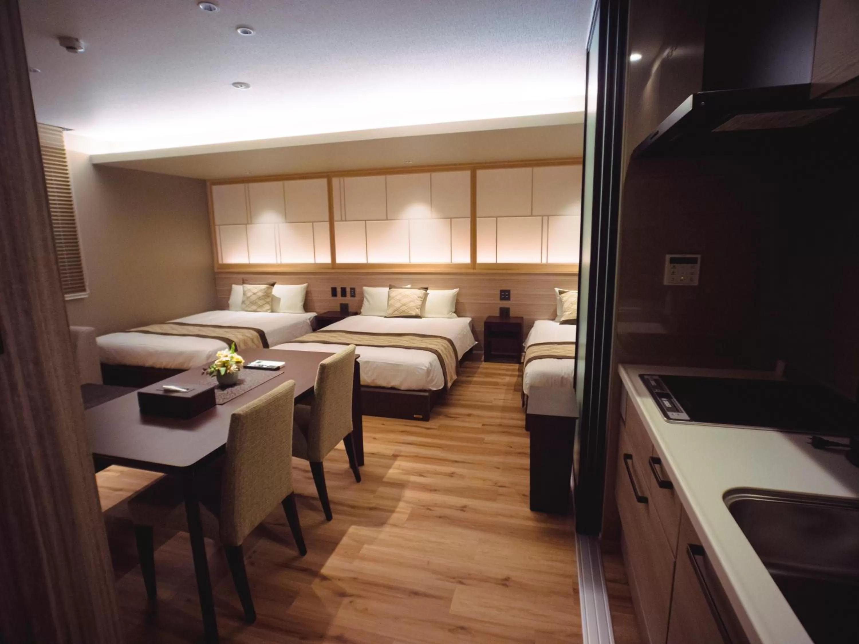 Photo of the whole room, Bed in GRAND BASE Beppueki