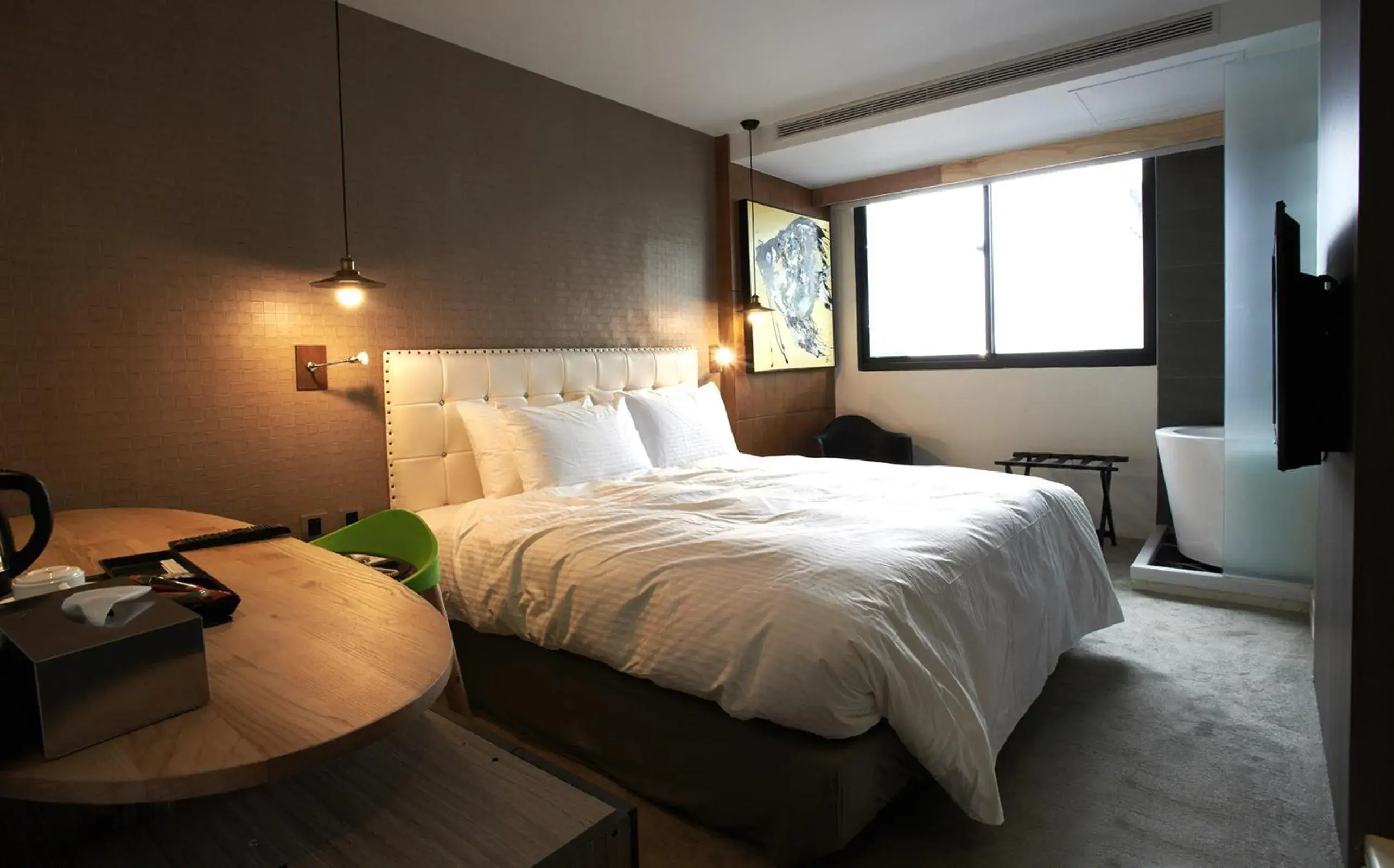 Photo of the whole room, Bed in Hotel That Photo of the whole room, Bed in Hotel That