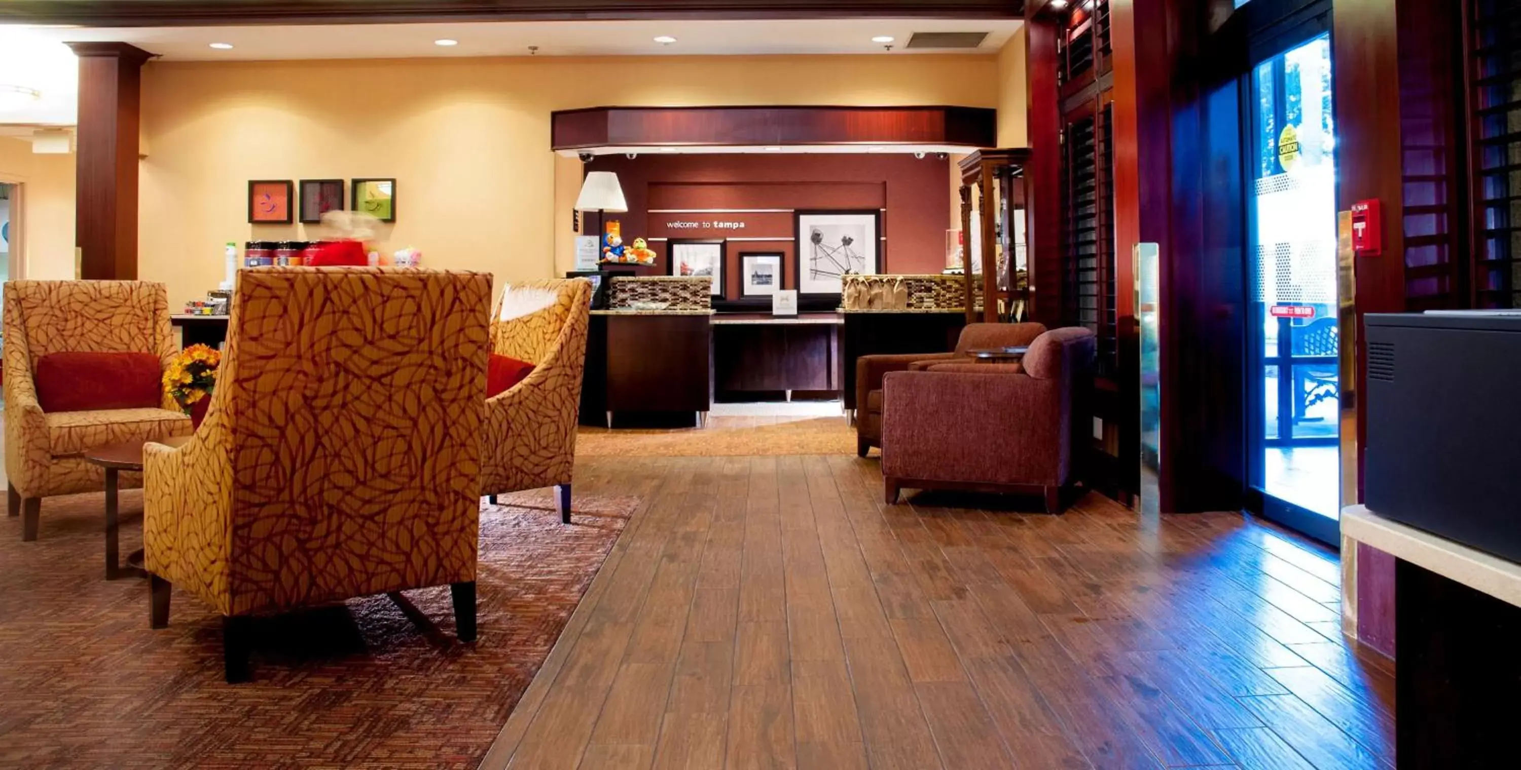 Lobby or reception in Hampton Inn & Suites Tampa-North