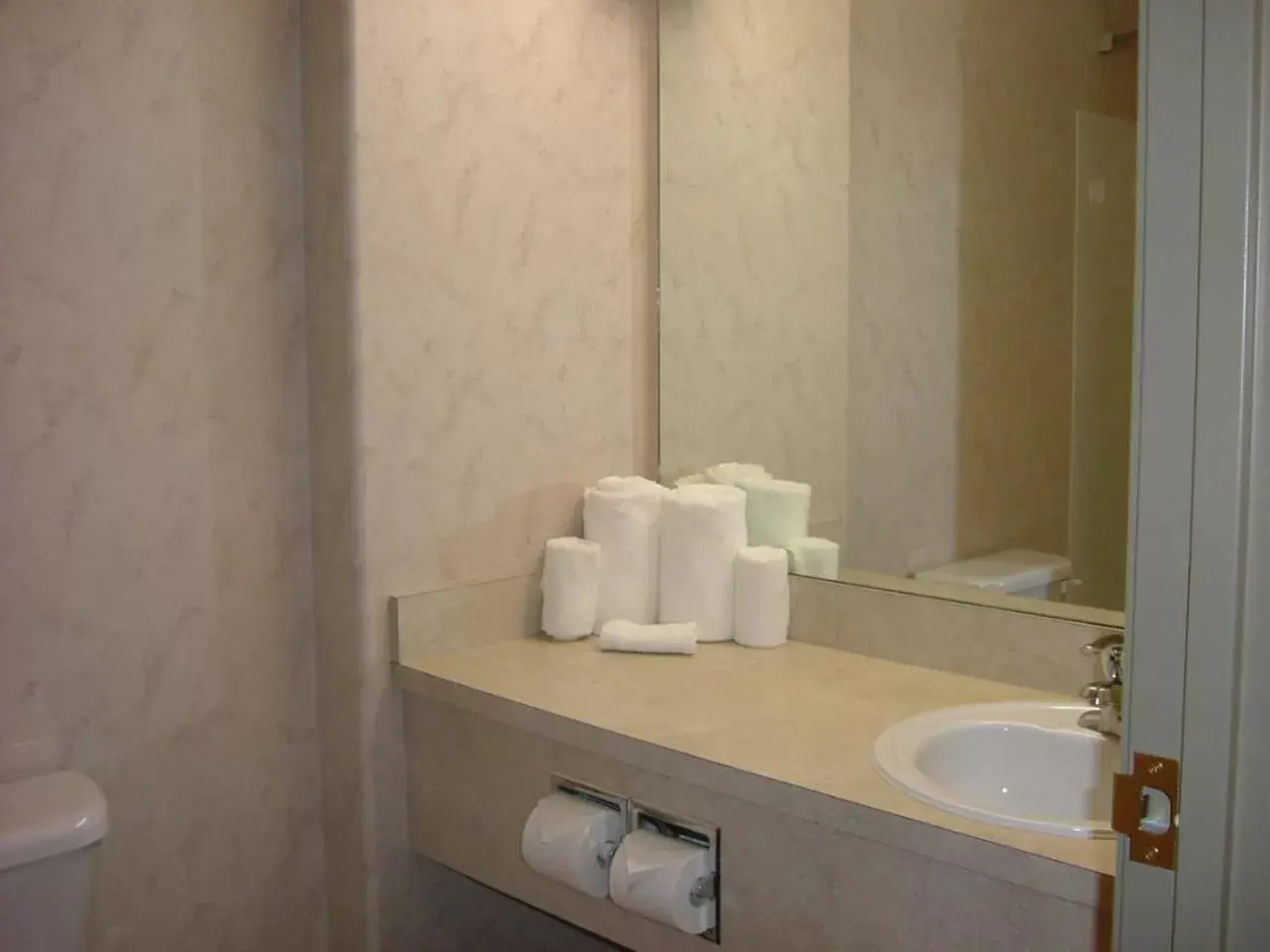 Bathroom in Days Inn by Wyndham Red Deer