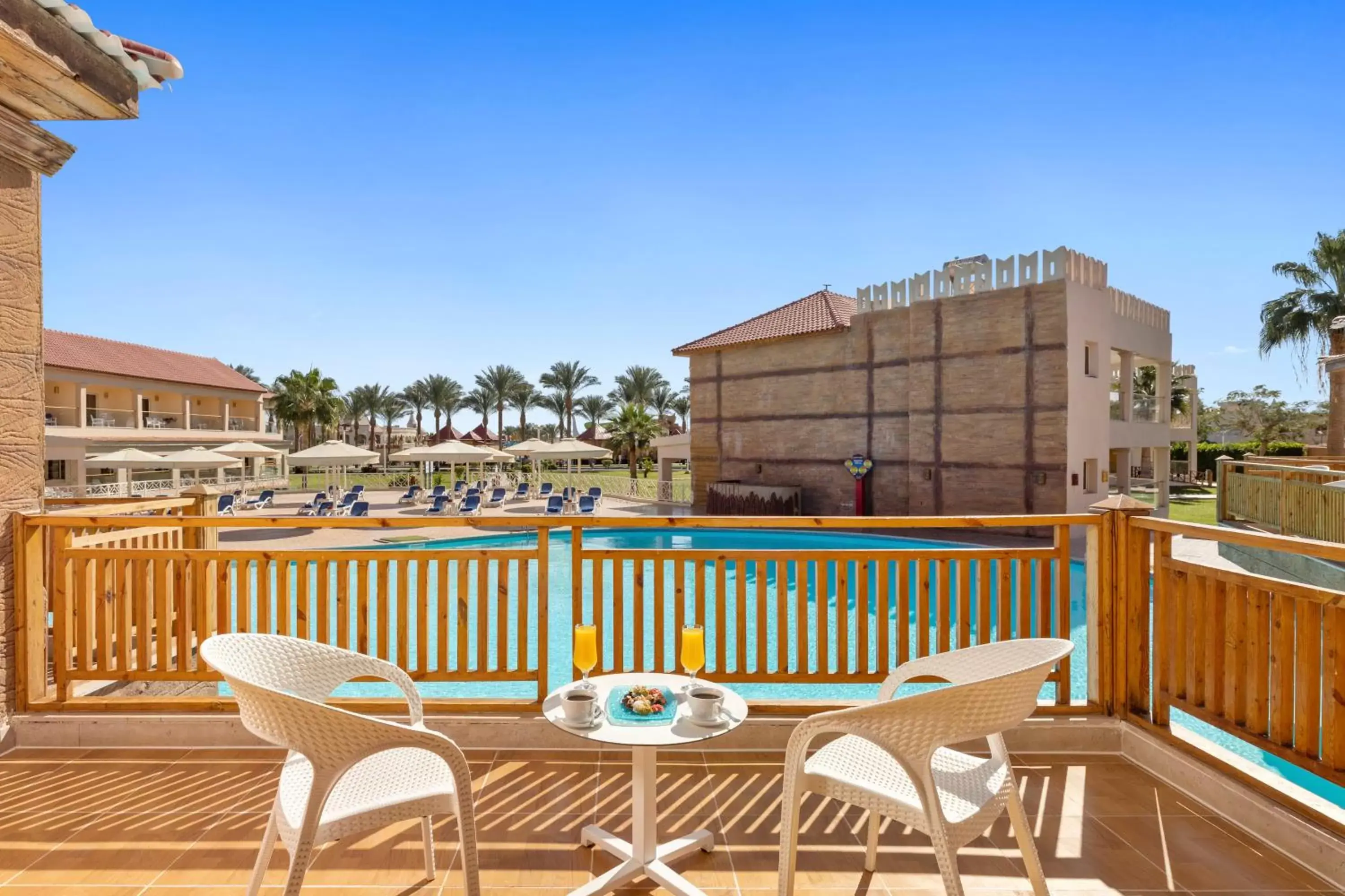 Balcony/Terrace in Pickalbatros Aqua Blu Sharm El Sheikh