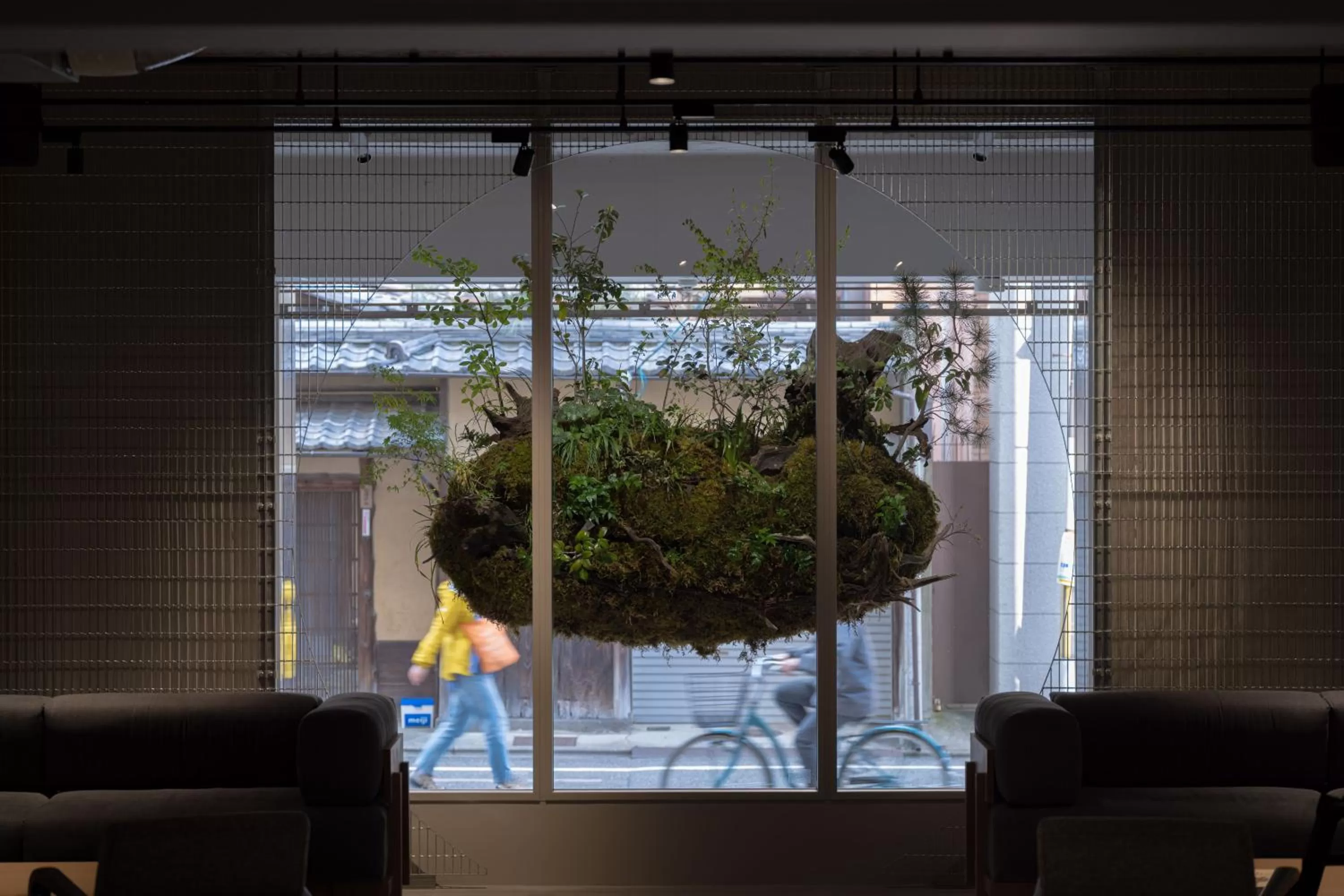 Lounge or bar in RAKURO Kyoto by THE SHARE HOTELS