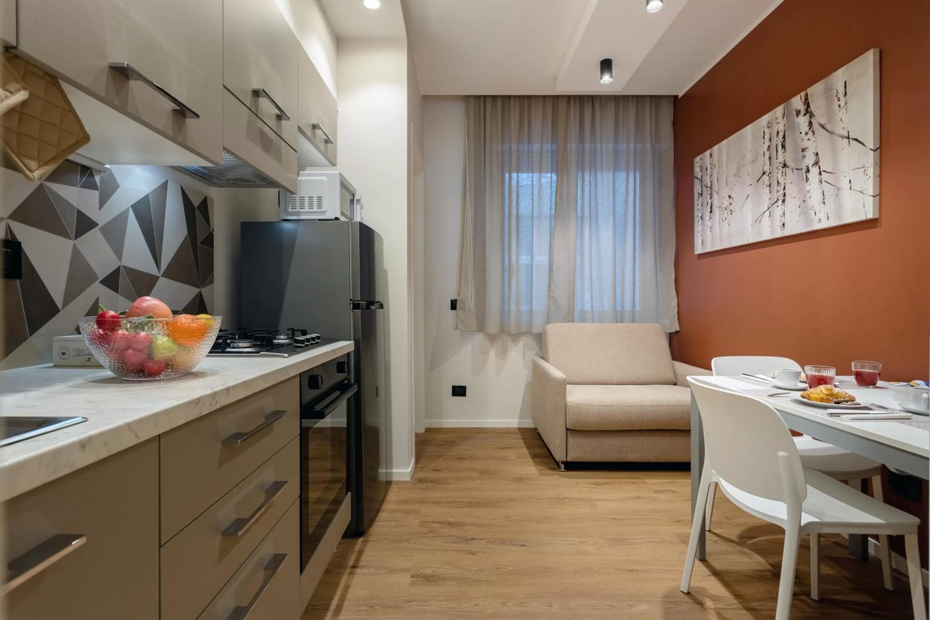 Kitchen or kitchenette in Quinto Stabile Rooms&Suite