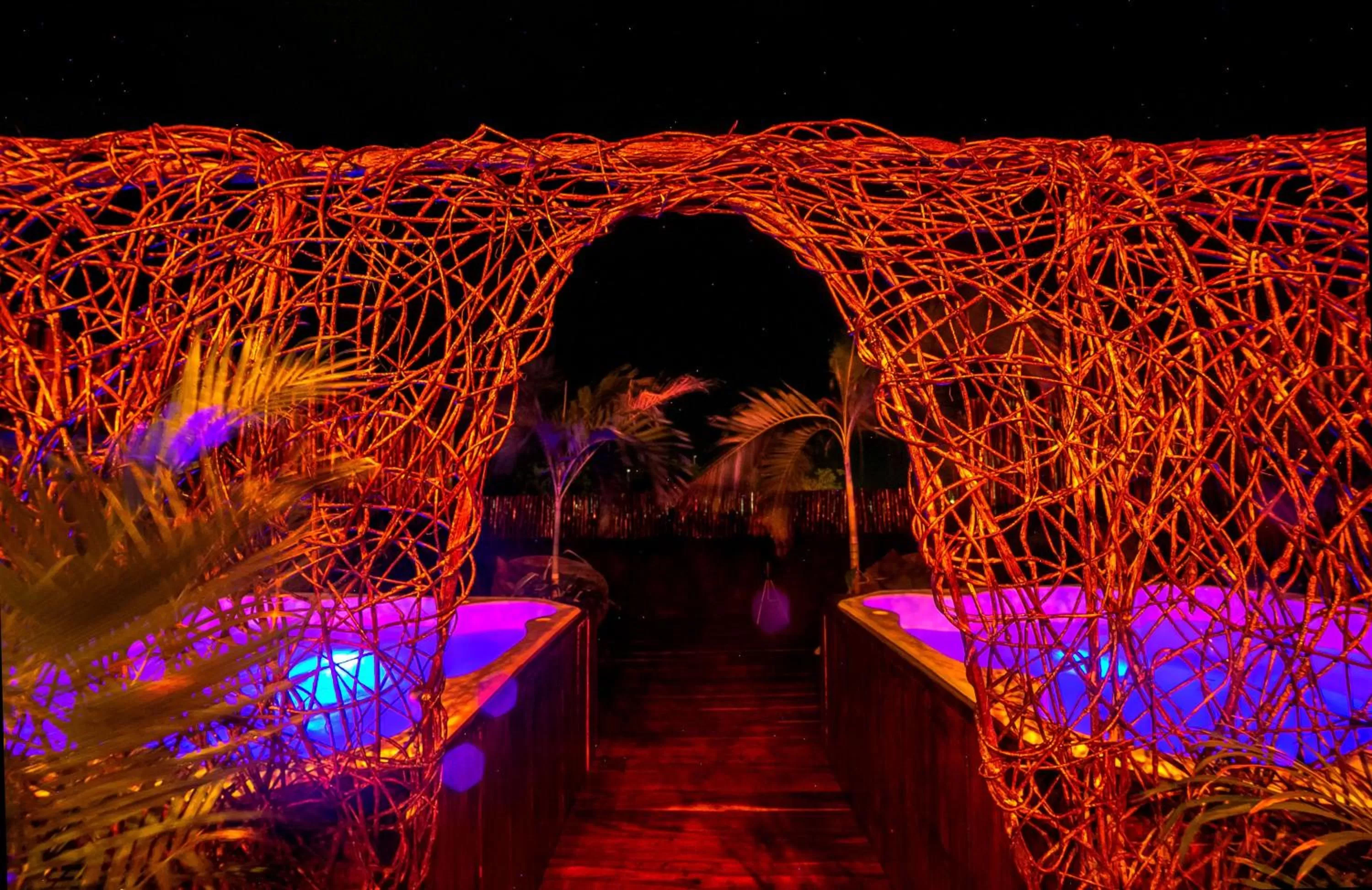 Night in Grand Balam Plaza