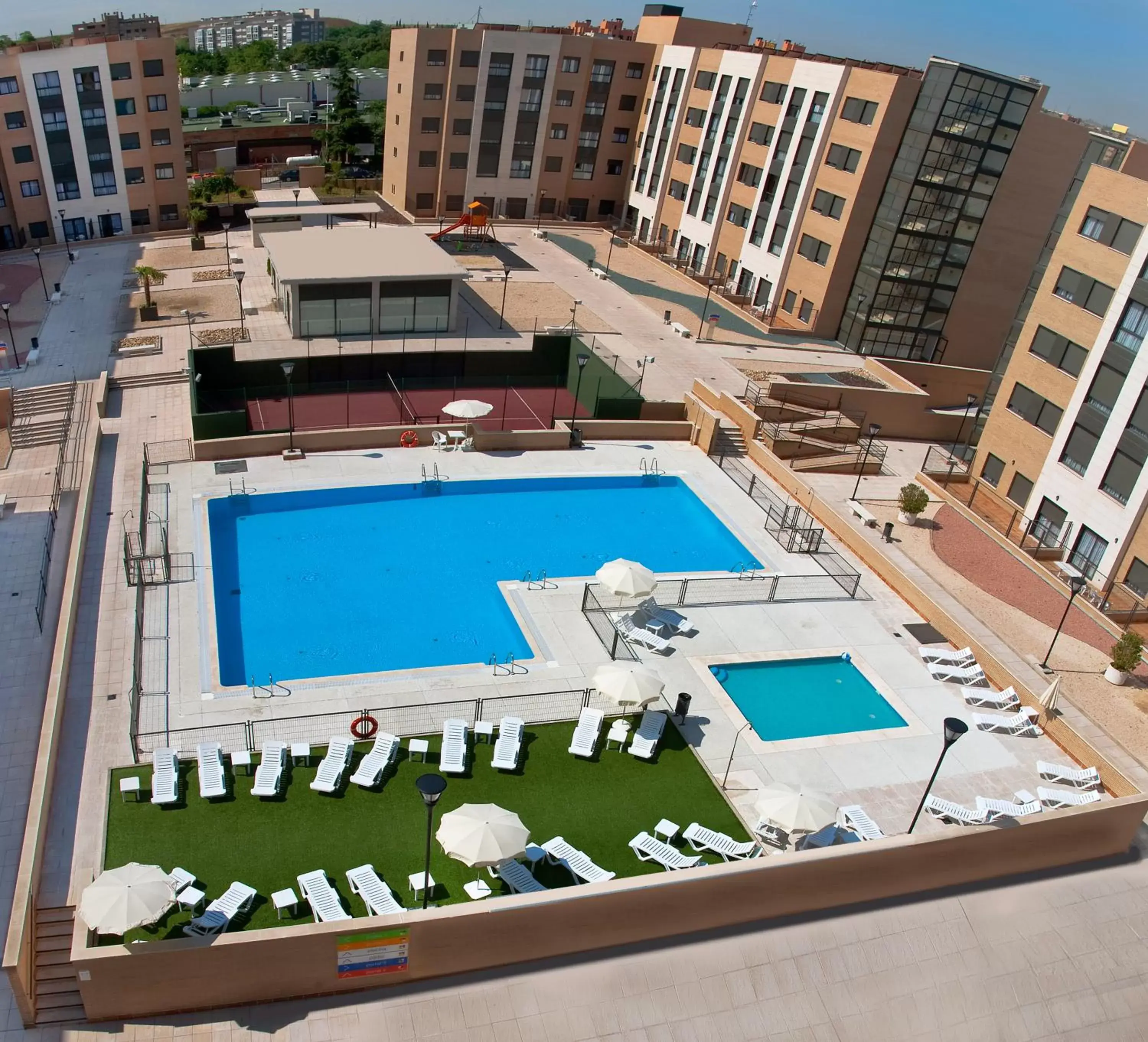 , Pool View in Compostela Suites