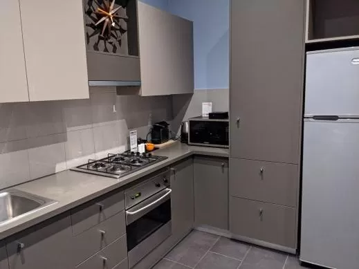 Kitchen or kitchenette in Tolarno Hotel