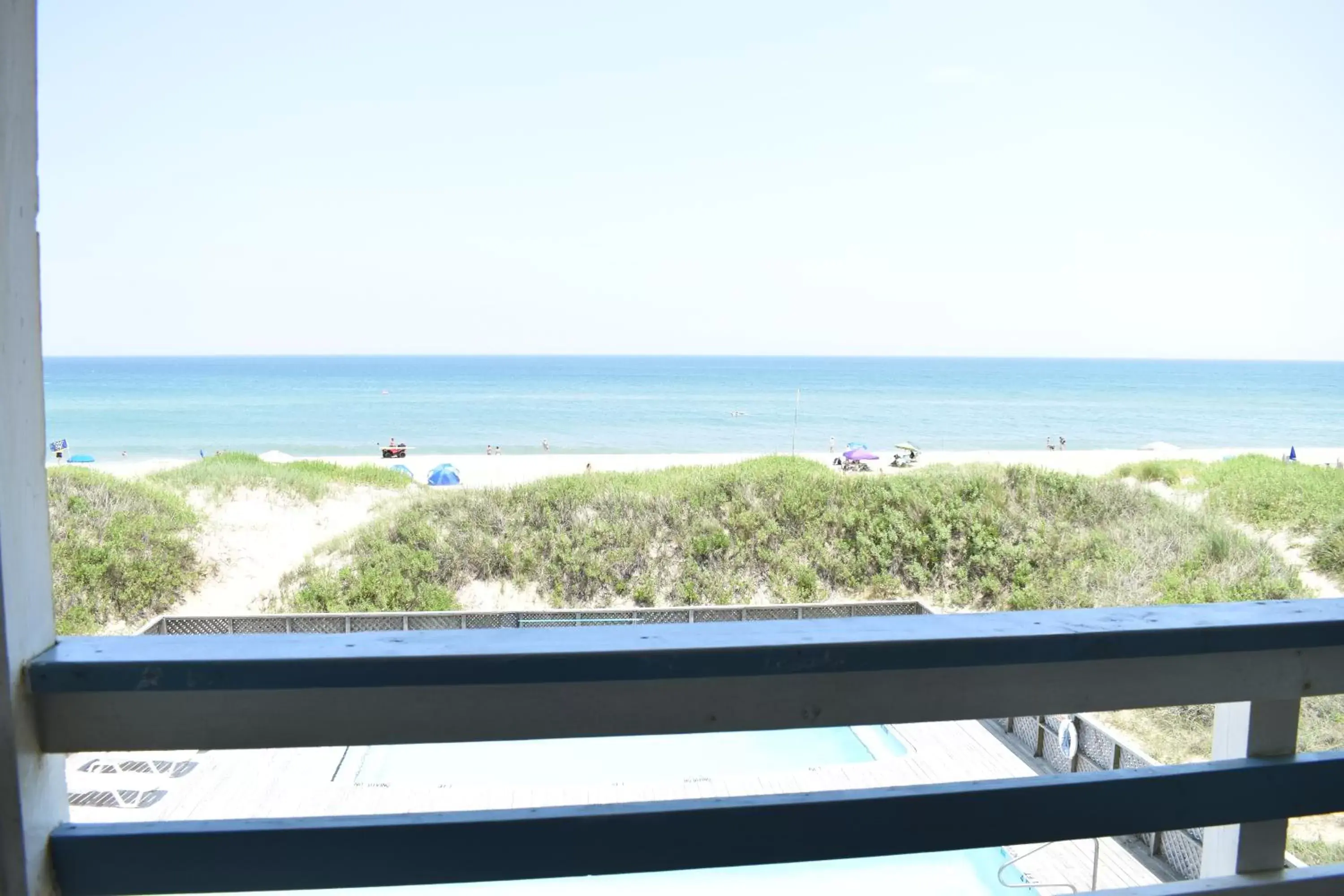 Balcony/Terrace, Sea View in Blue Heron Motel