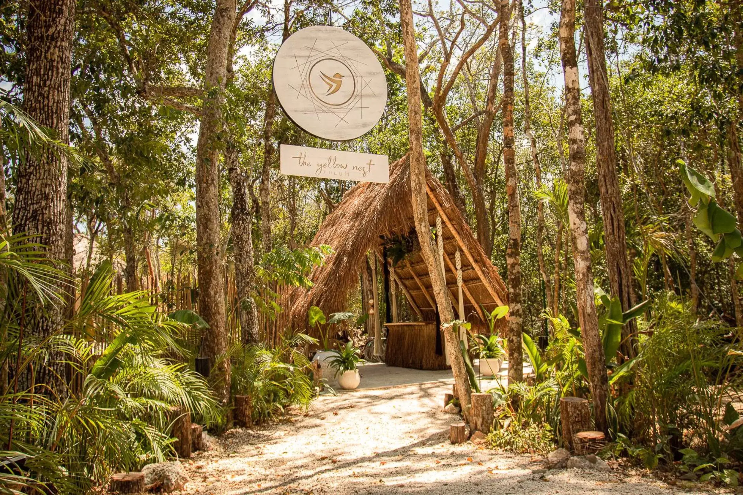 Facade/entrance in The Yellow Nest Tulum