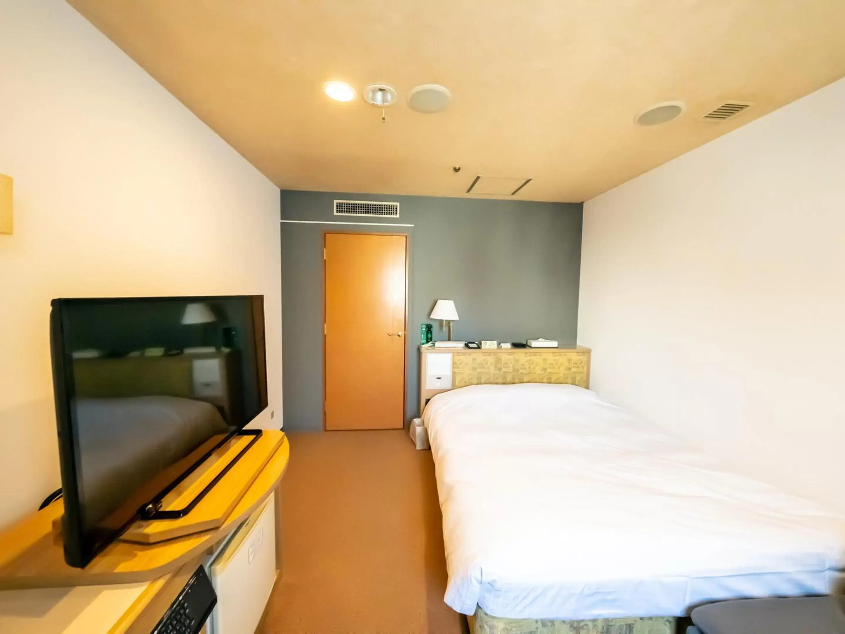 Bed, TV/Entertainment Center in ORDA HOTEL