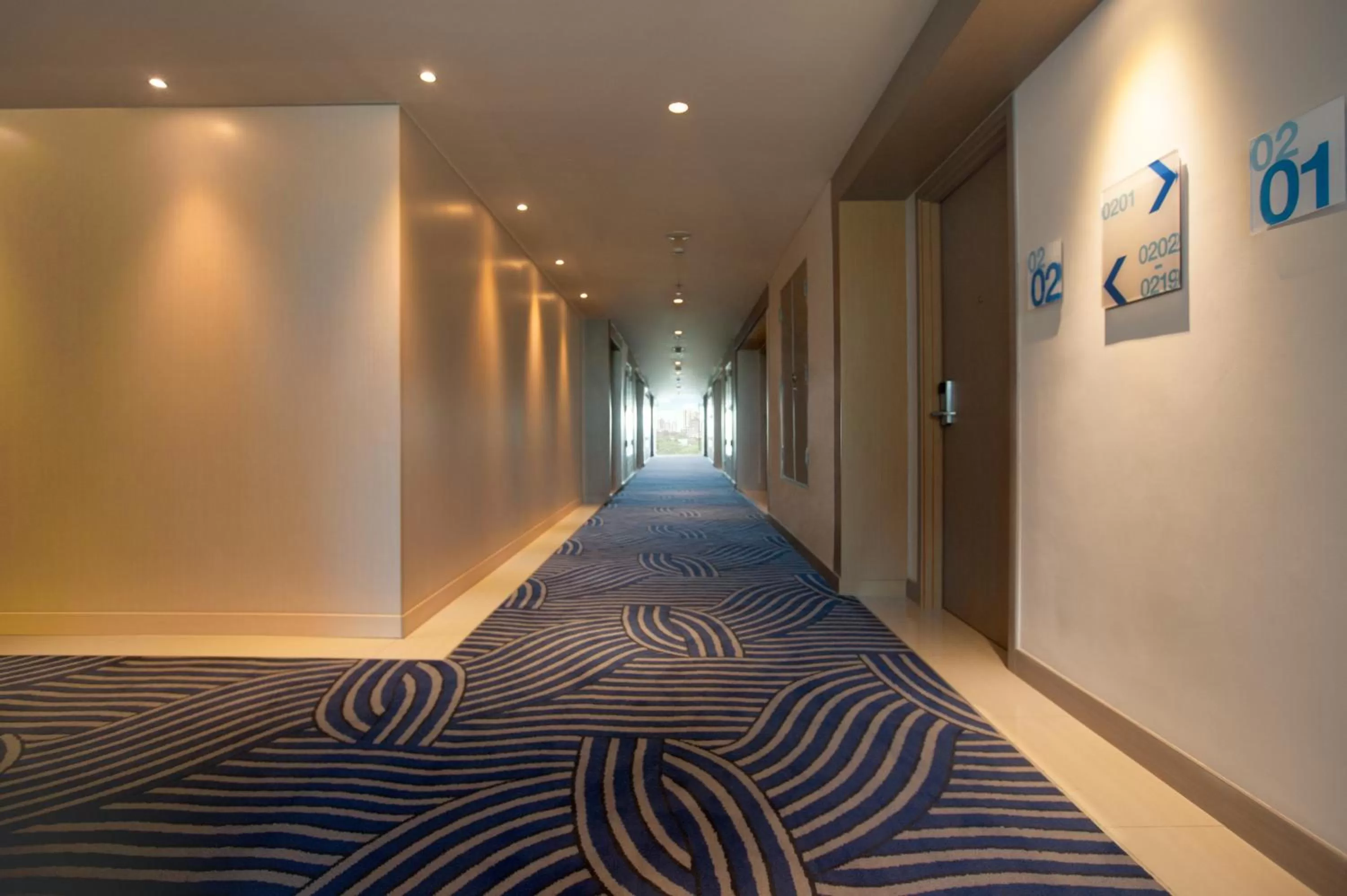 Decorative detail in Holiday Inn Express Jakarta International Expo by IHG