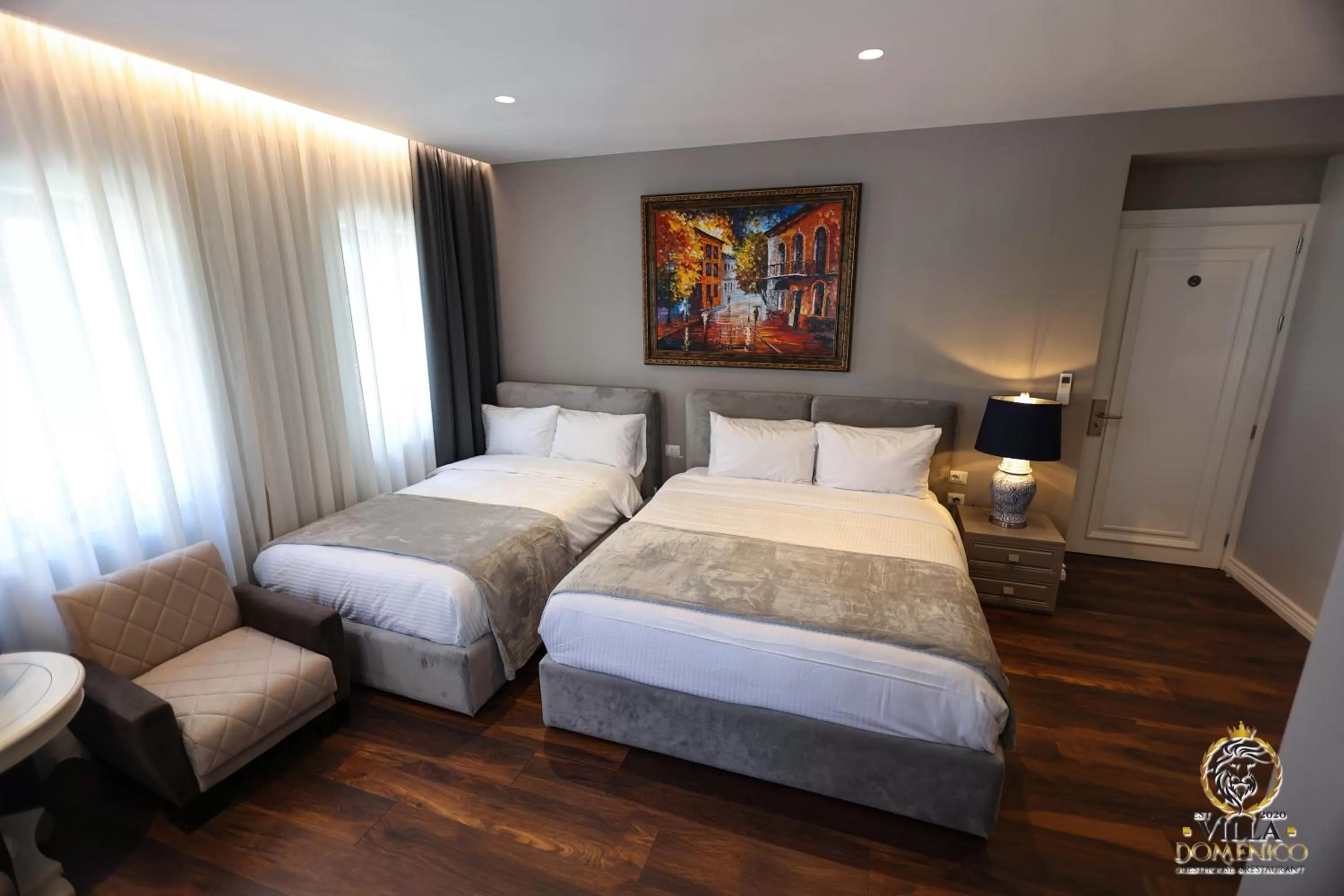 Bed in Villa Domenico Korce