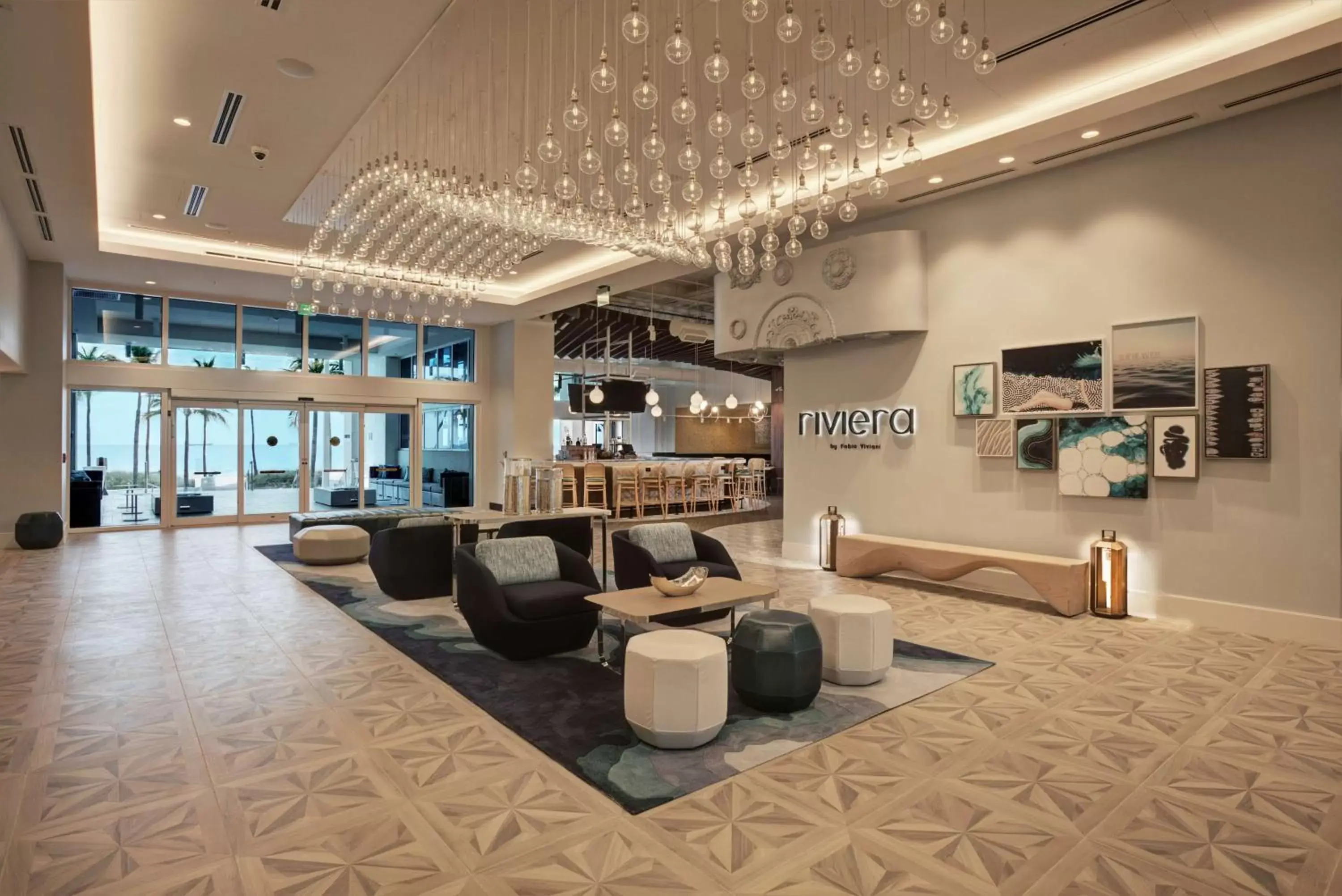 Lobby or reception in Hotel Maren Fort Lauderdale Beach, Curio Collection By Hilton