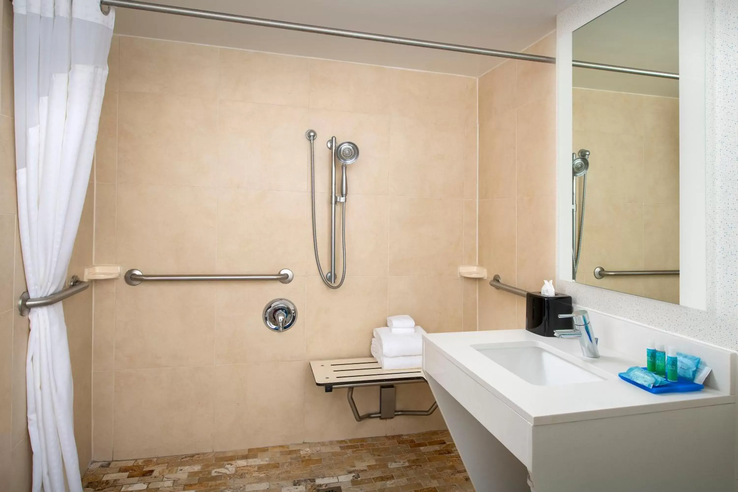 Bathroom in Holiday Inn Express Saugus Logan Airport, an IHG hotel