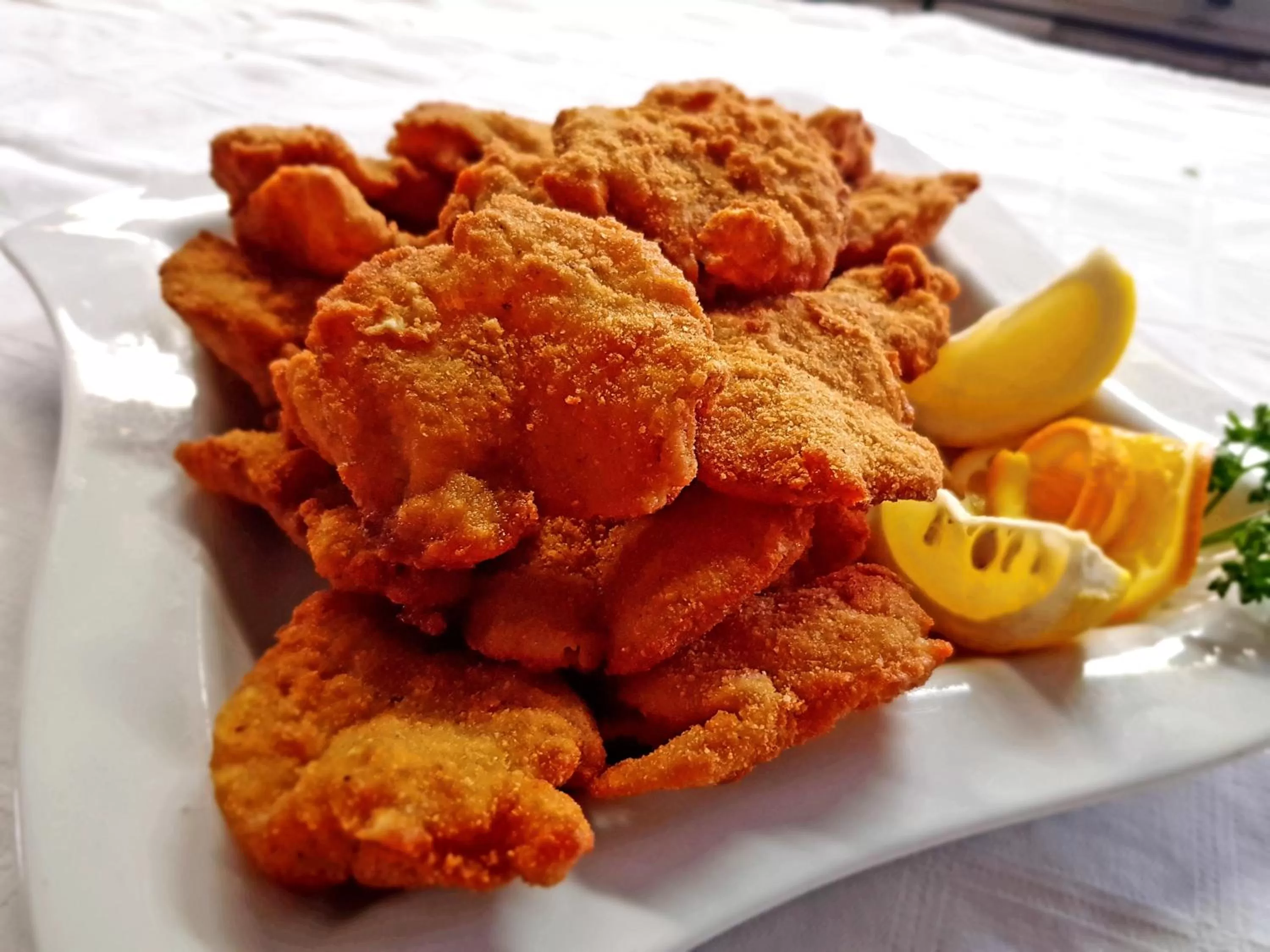 Food close-up in Gostisce Jezero