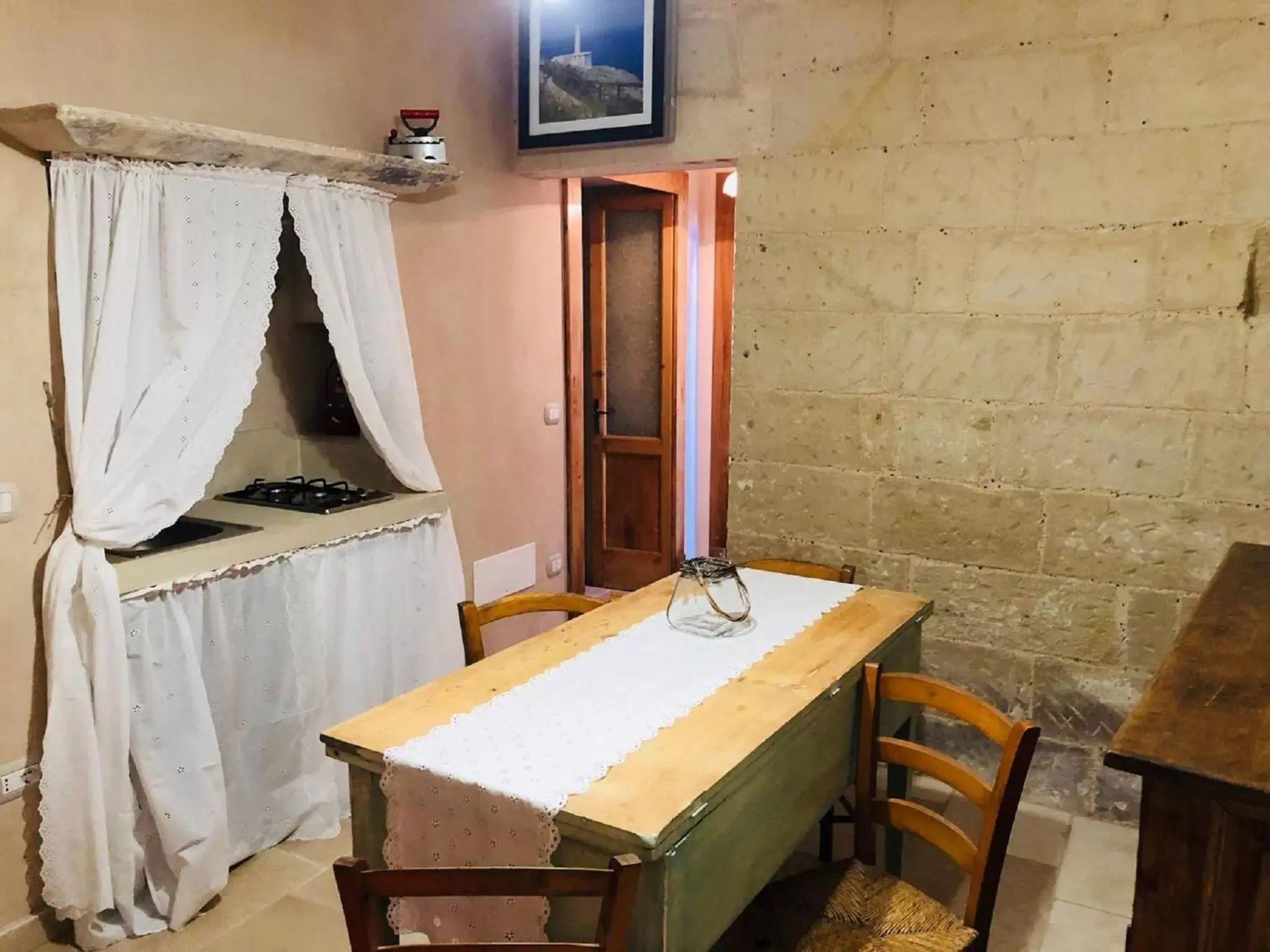 Dining area, Bathroom in Borgo in corte