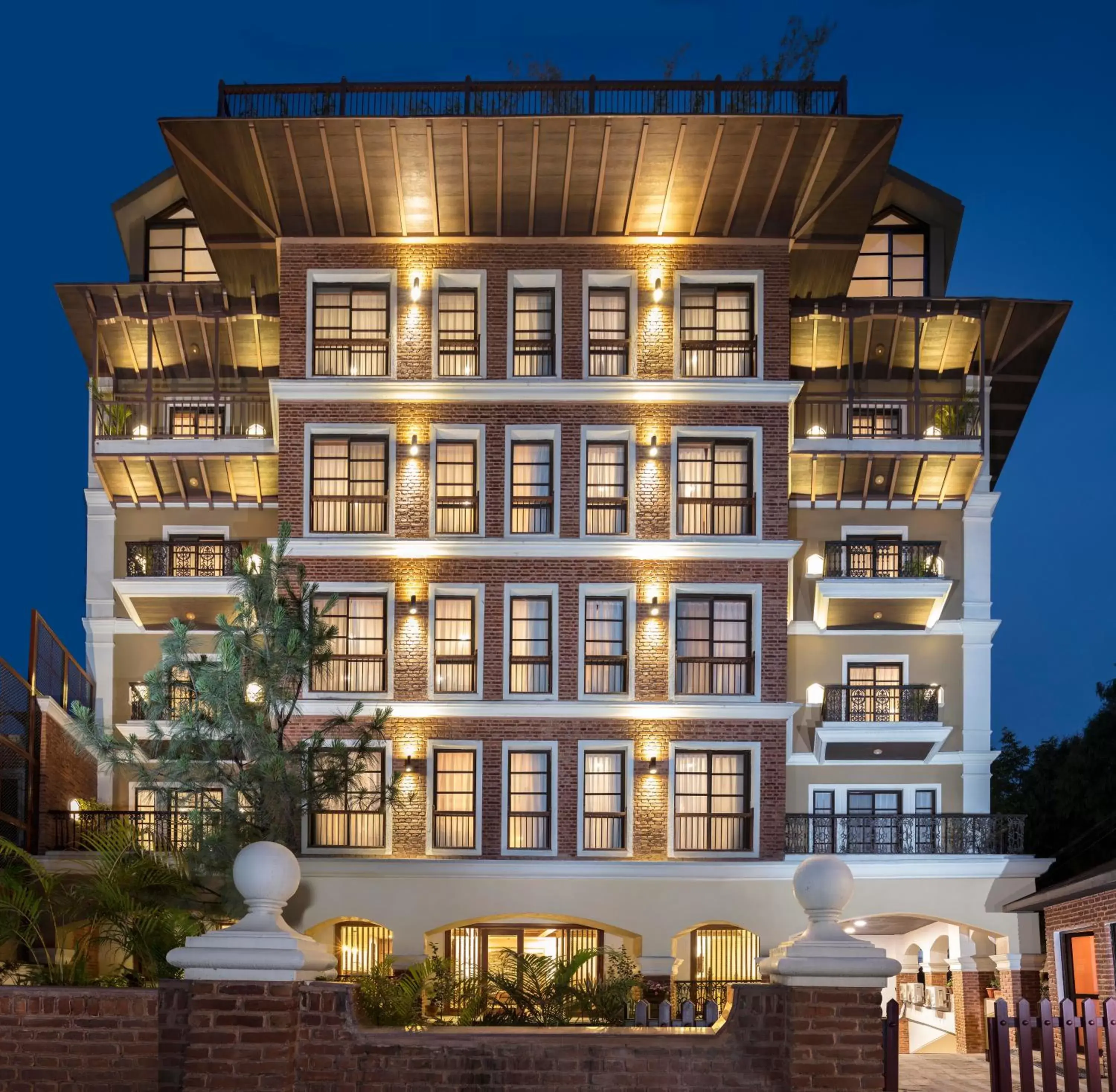 Property Building in Nepali Ghar Hotel