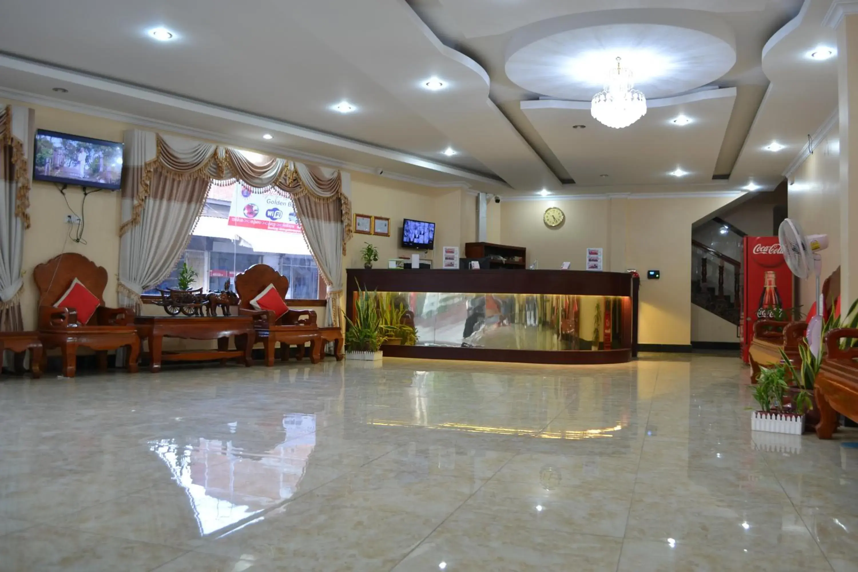Lobby or reception in Capital Battambang Hotel Lobby or reception in Capital Battambang Hotel