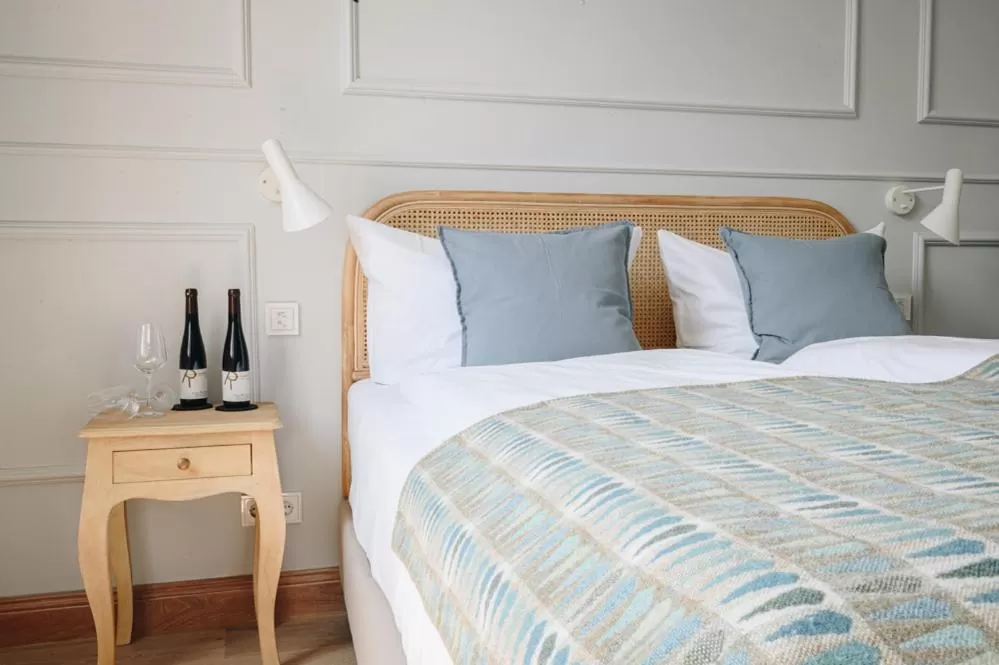 Bed in Boutiquehotel Kloster Pfalzel