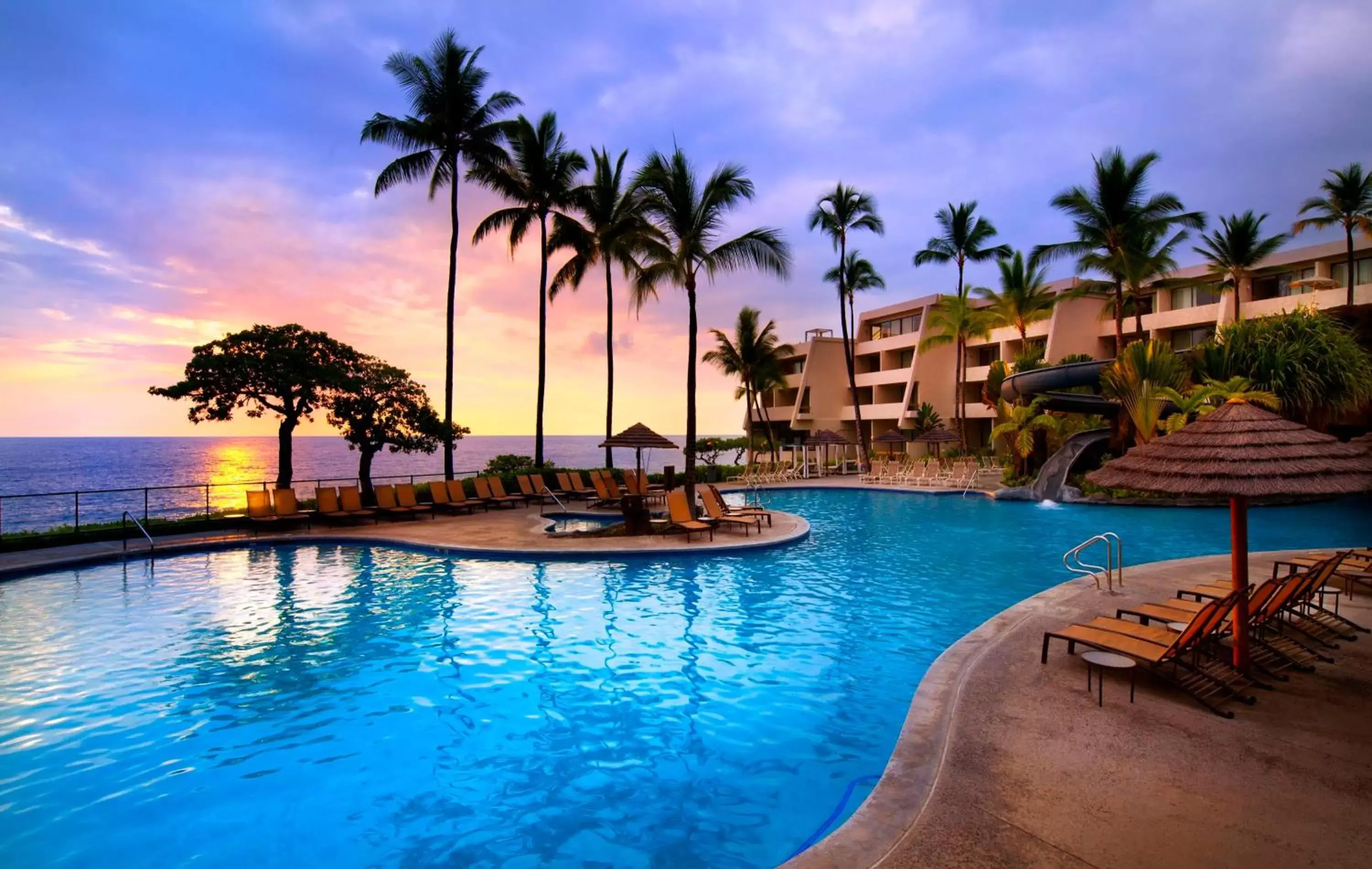 Pool view, Swimming Pool in Outrigger Kona Resort and Spa