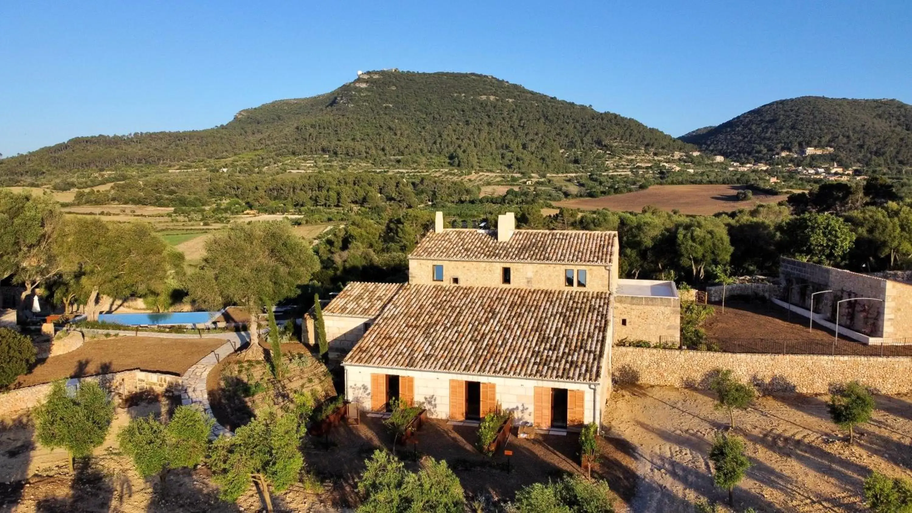 Property building, Bird's-eye View in Finca Treurer - Olive Grove & Grand House - Adults Only