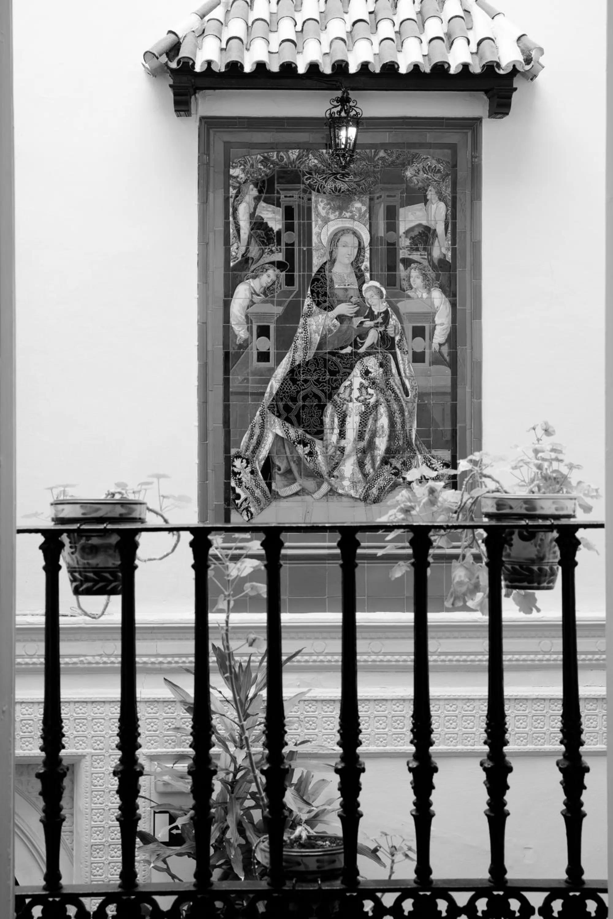 Patio in Hotel Abanico Casa Palacio